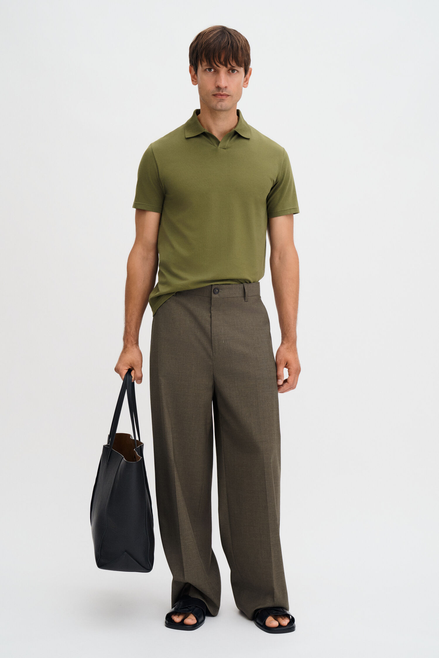 Stretch Cotton Polo T-Shirt