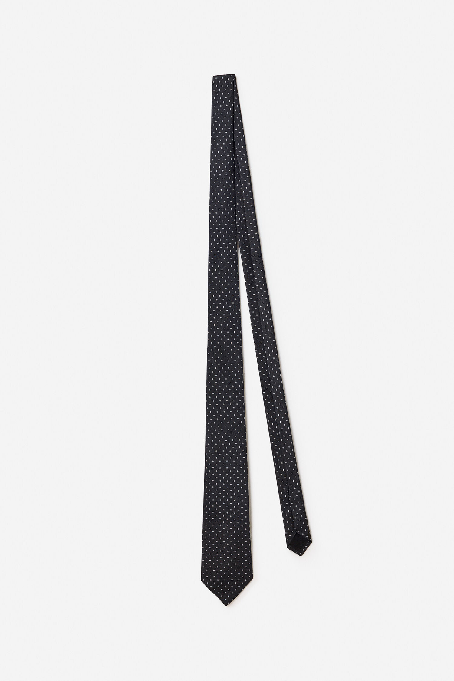 Silk Tie - Black Microdot | FILIPPA K