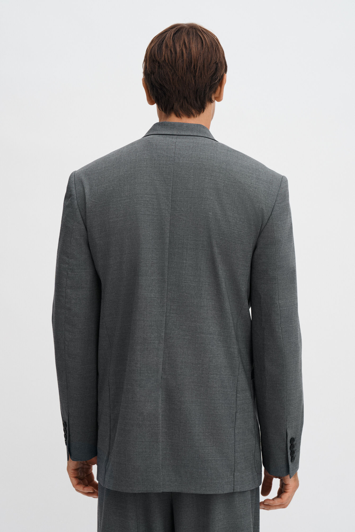 Michael Pinstripe Blazer
