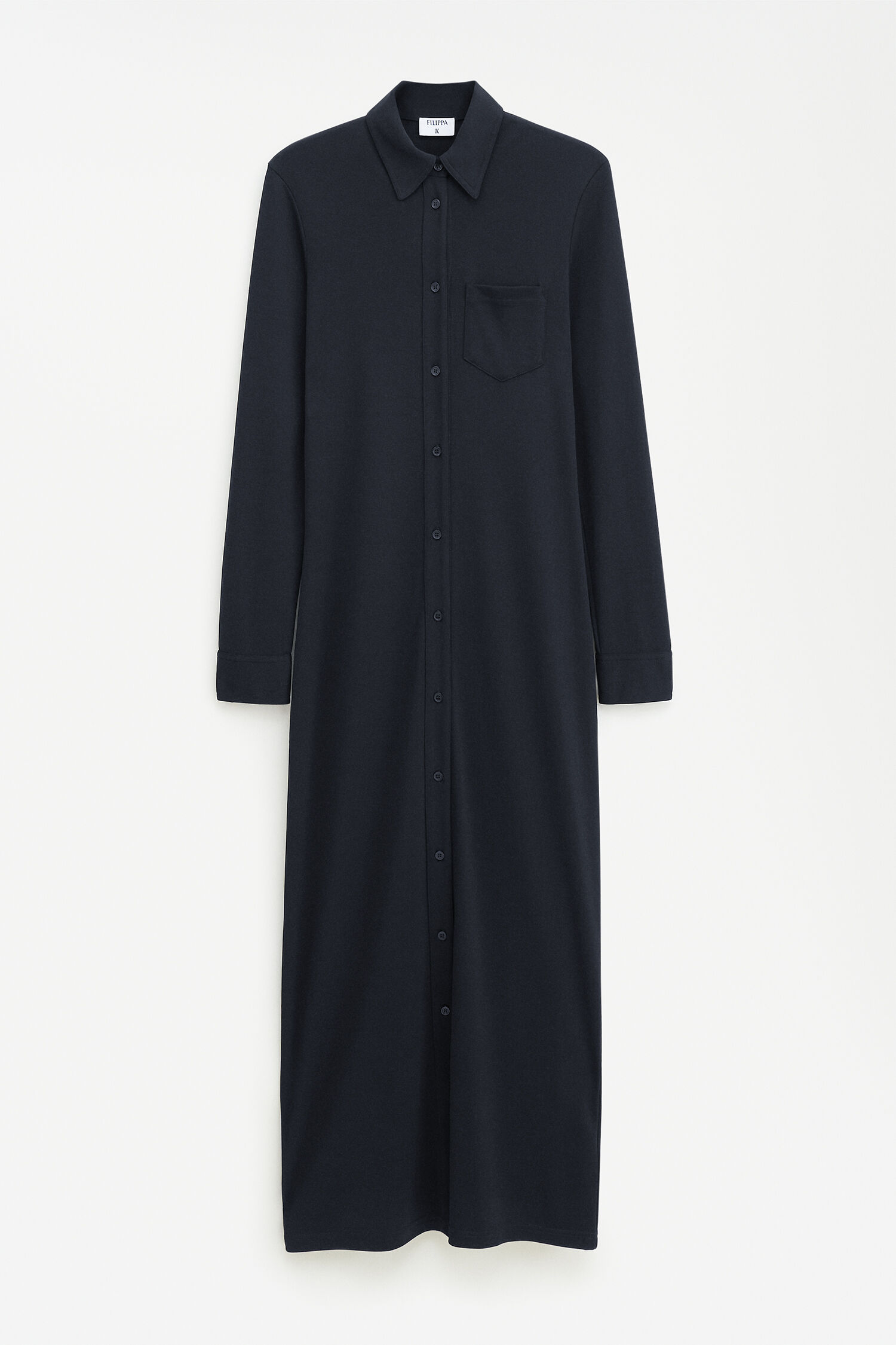 Jersey Shirt Dress - Black | Filippa K