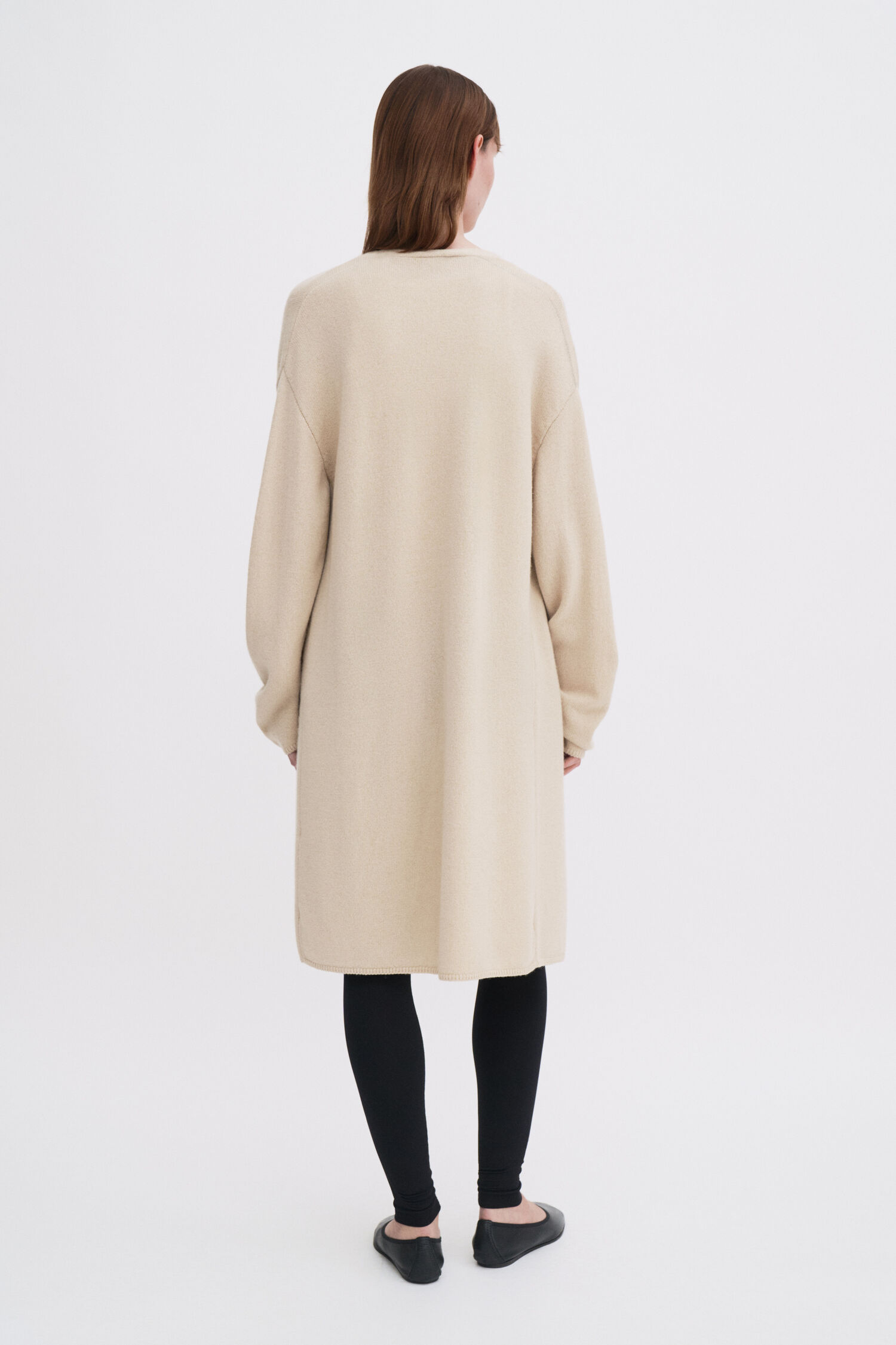 Wool Cashmere Long Cardigan