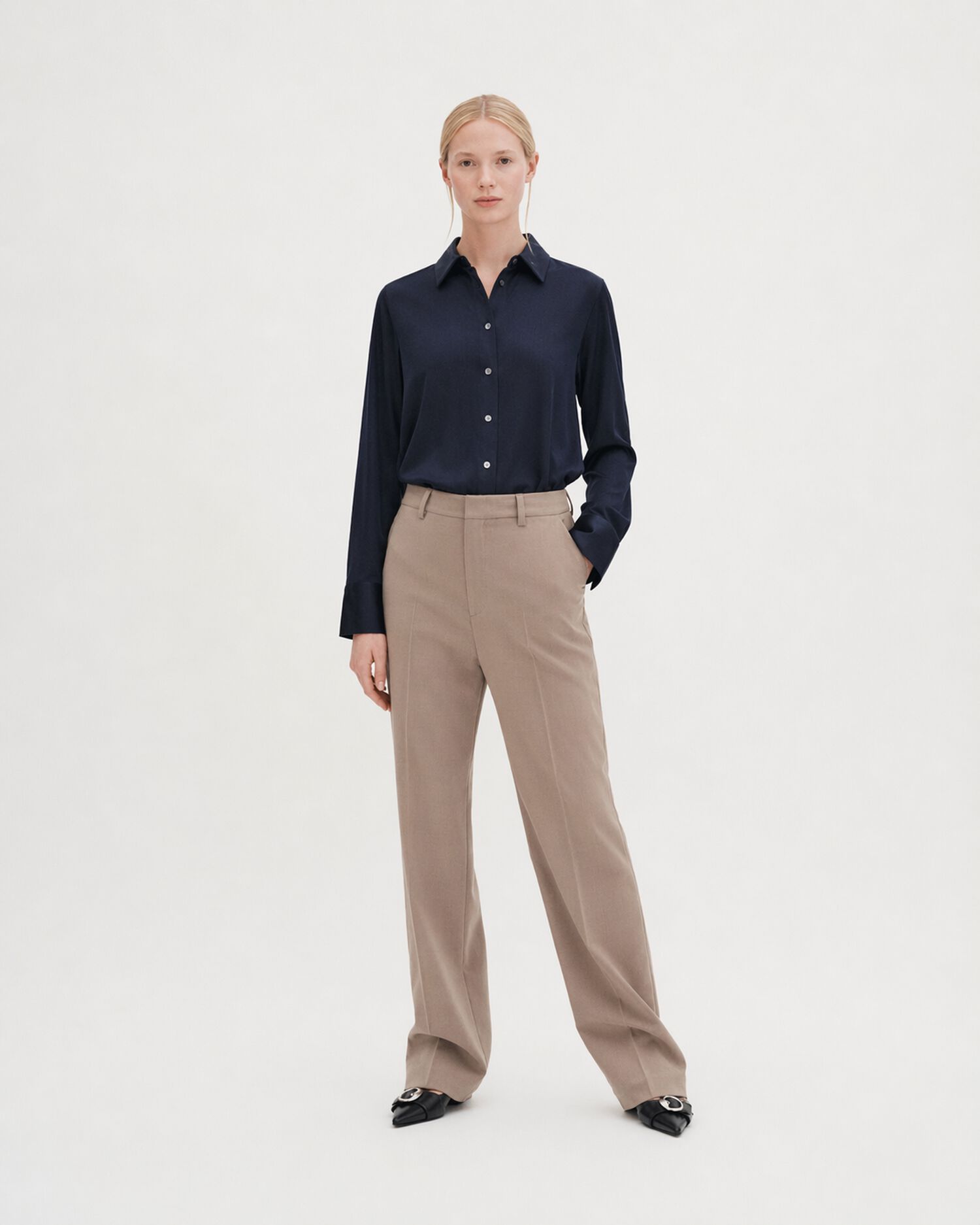 Cara Flannel Trousers
