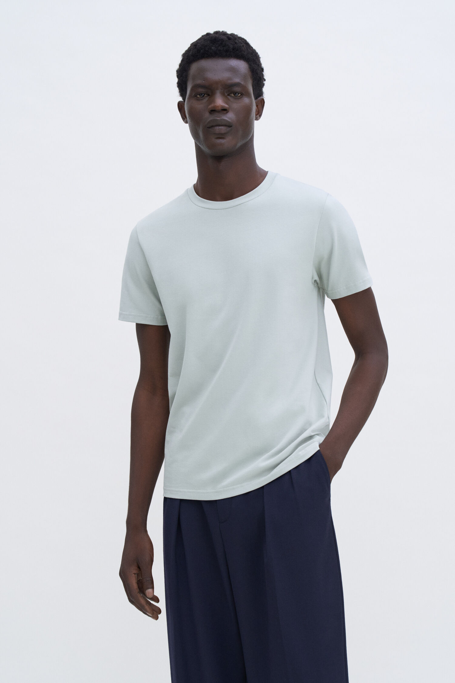 Stretch Cotton Tee