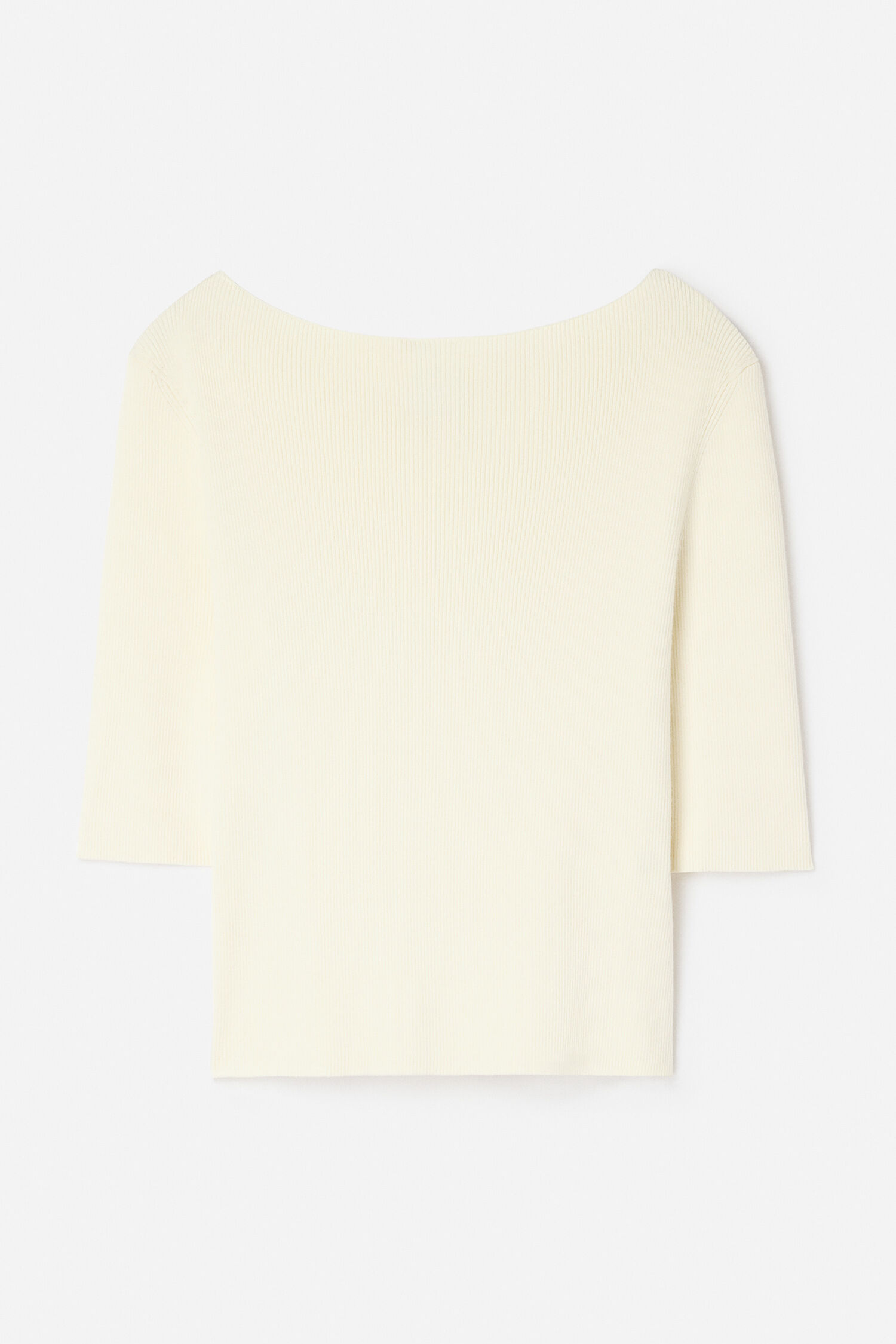 Boatneck Rib Top