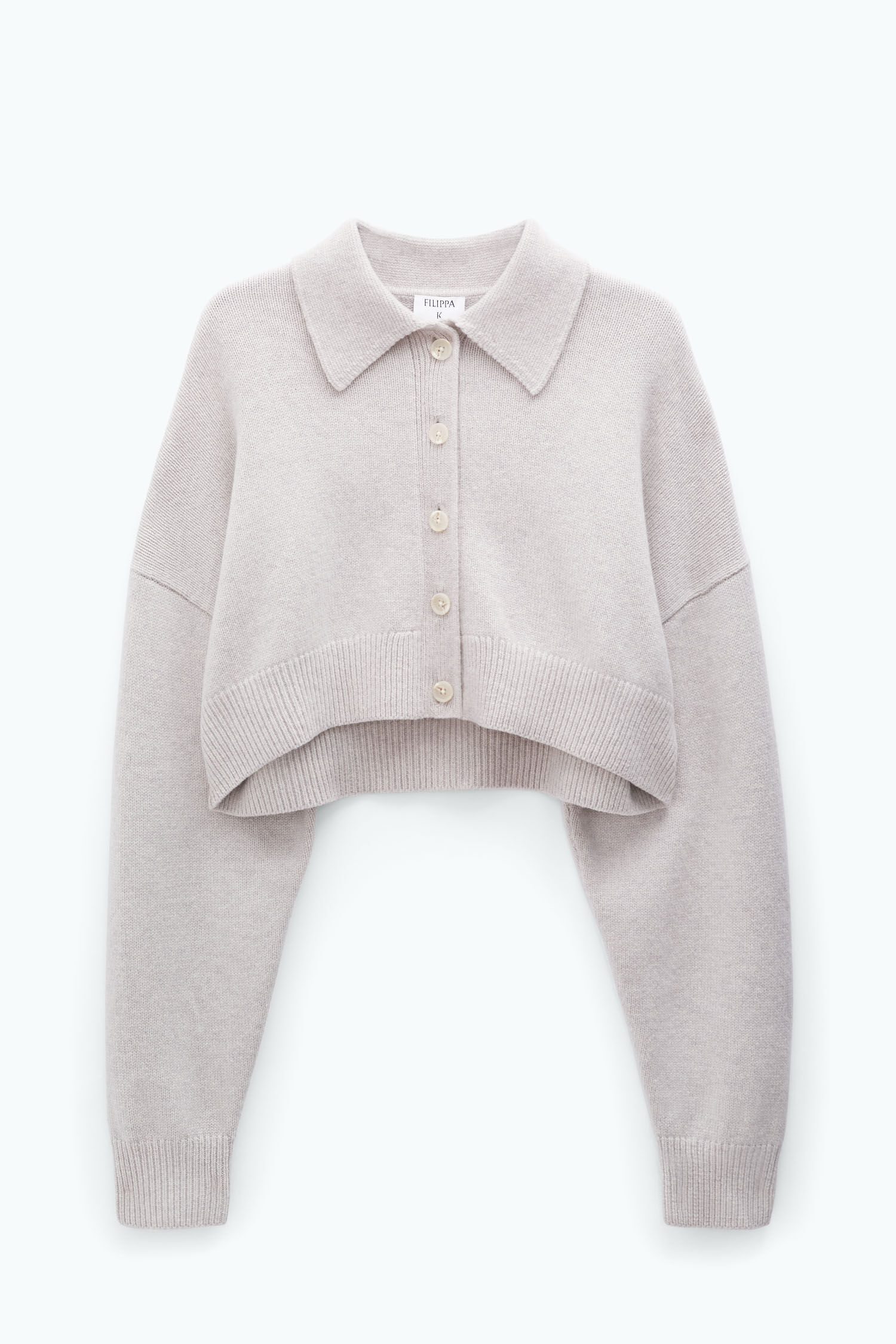 Collar Cropped Cardigan