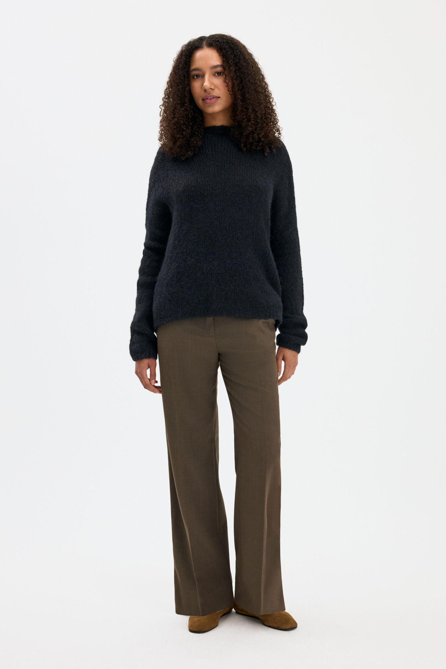Alpaca Funnelneck Sweater