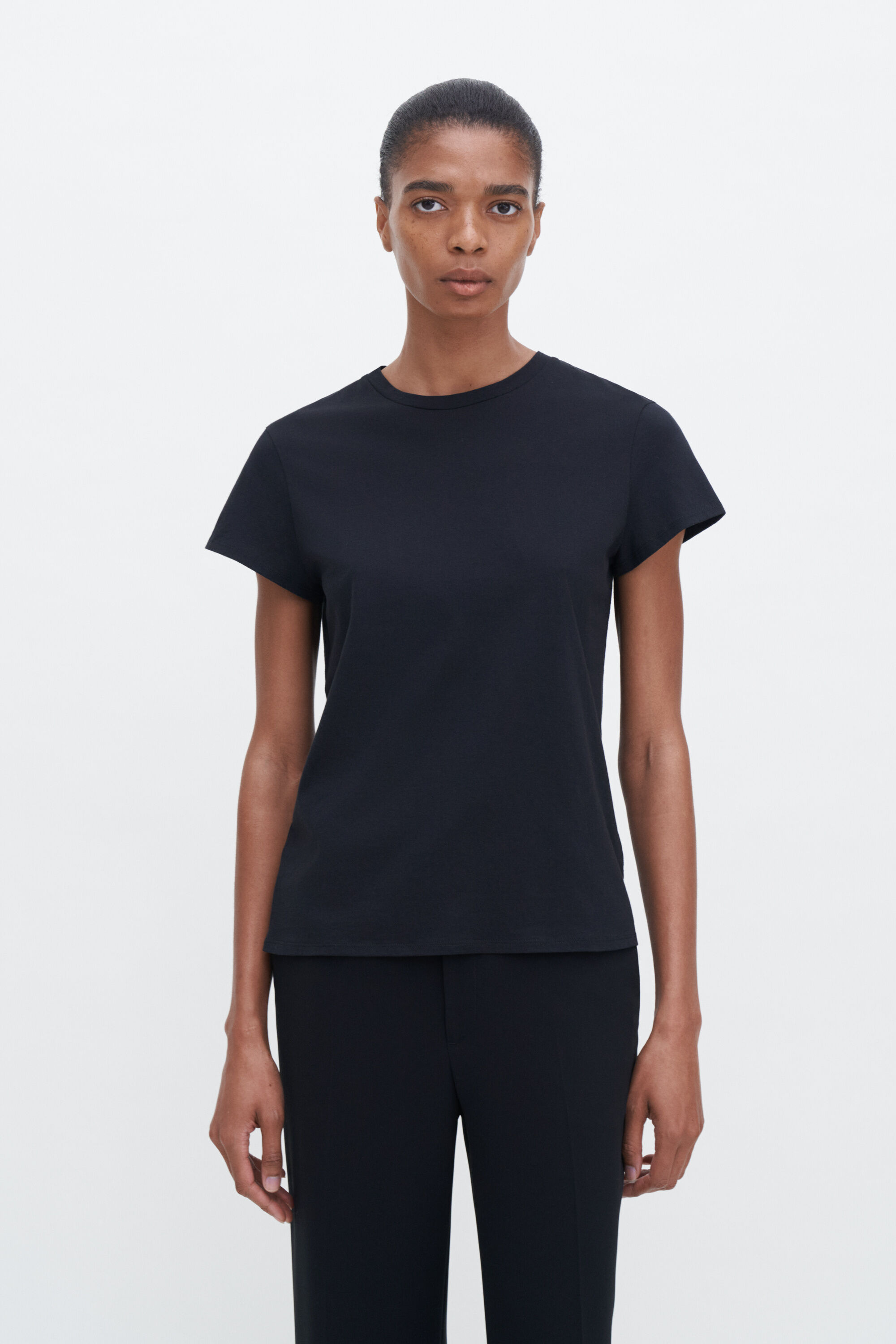 Soft Cotton Tee - Black | FILIPPA K