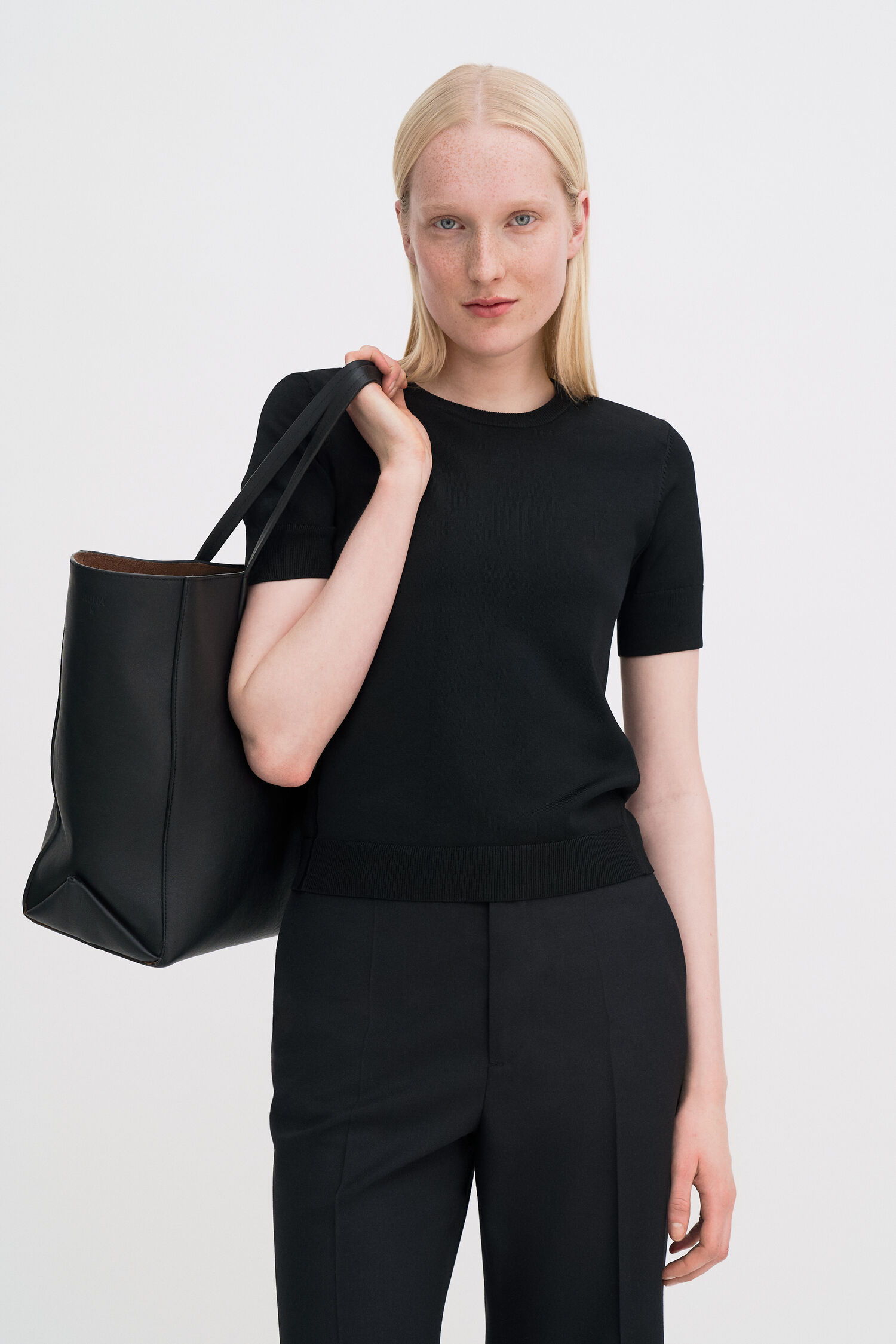 Glossy Knit Top