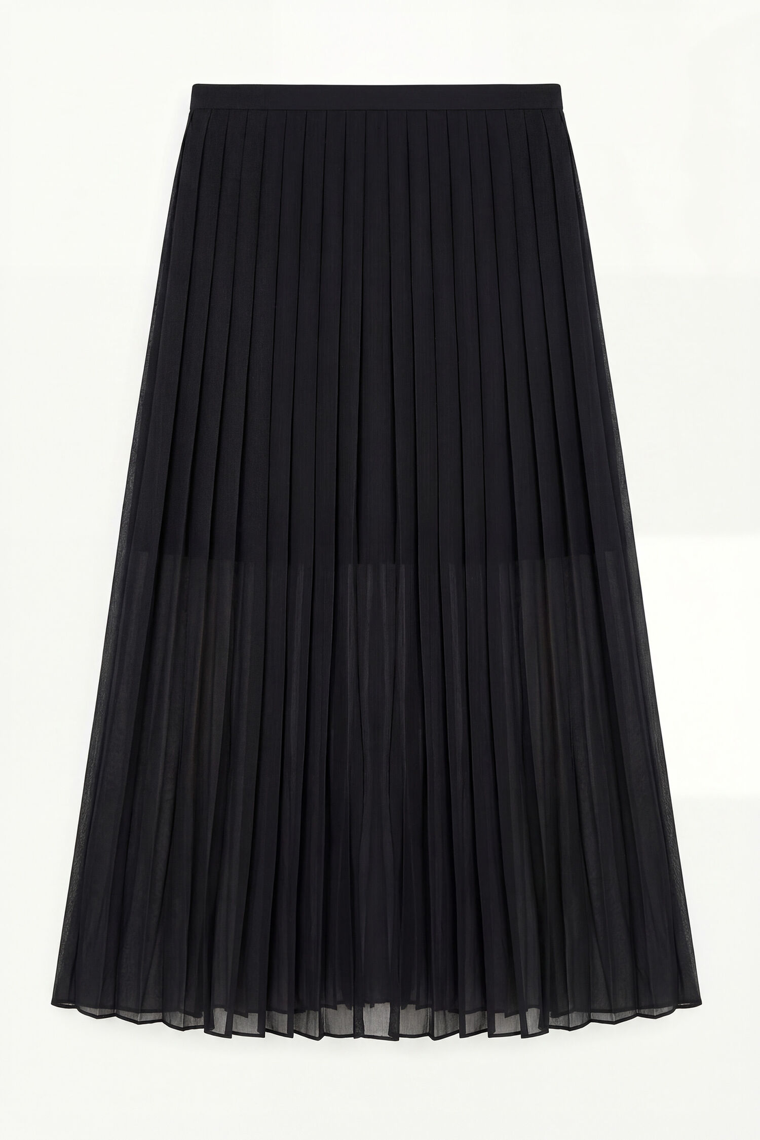 Sheer Pliss&eacute; Skirt