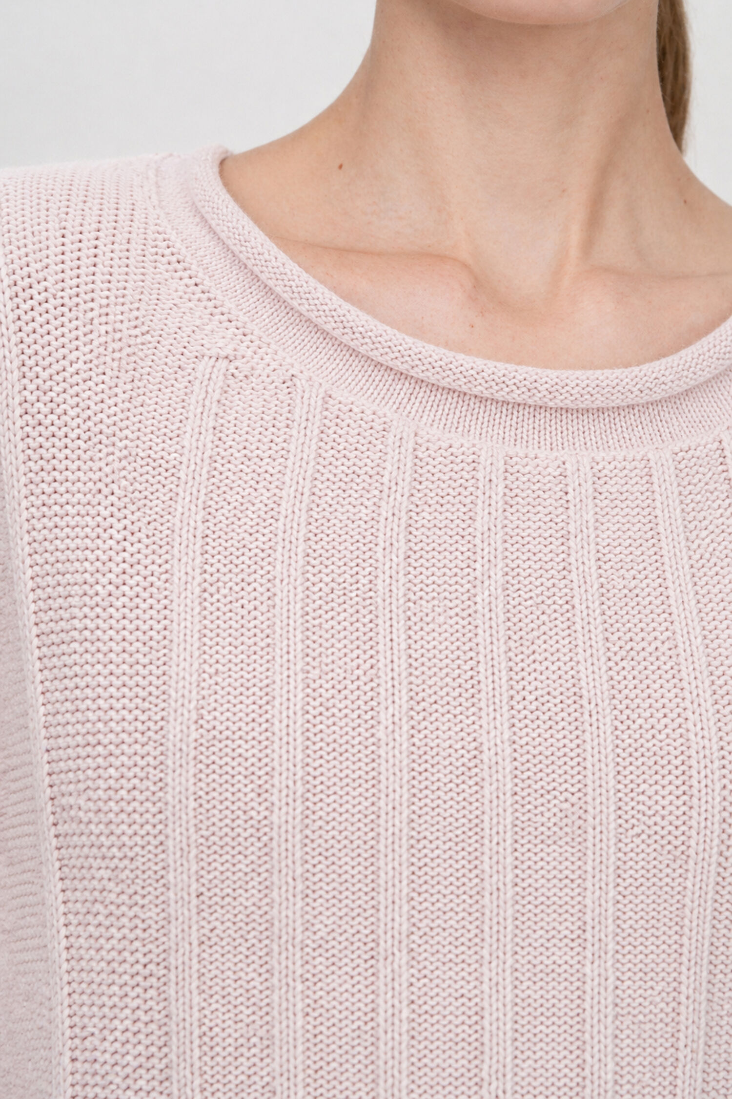 Cotton Rib Sweater 