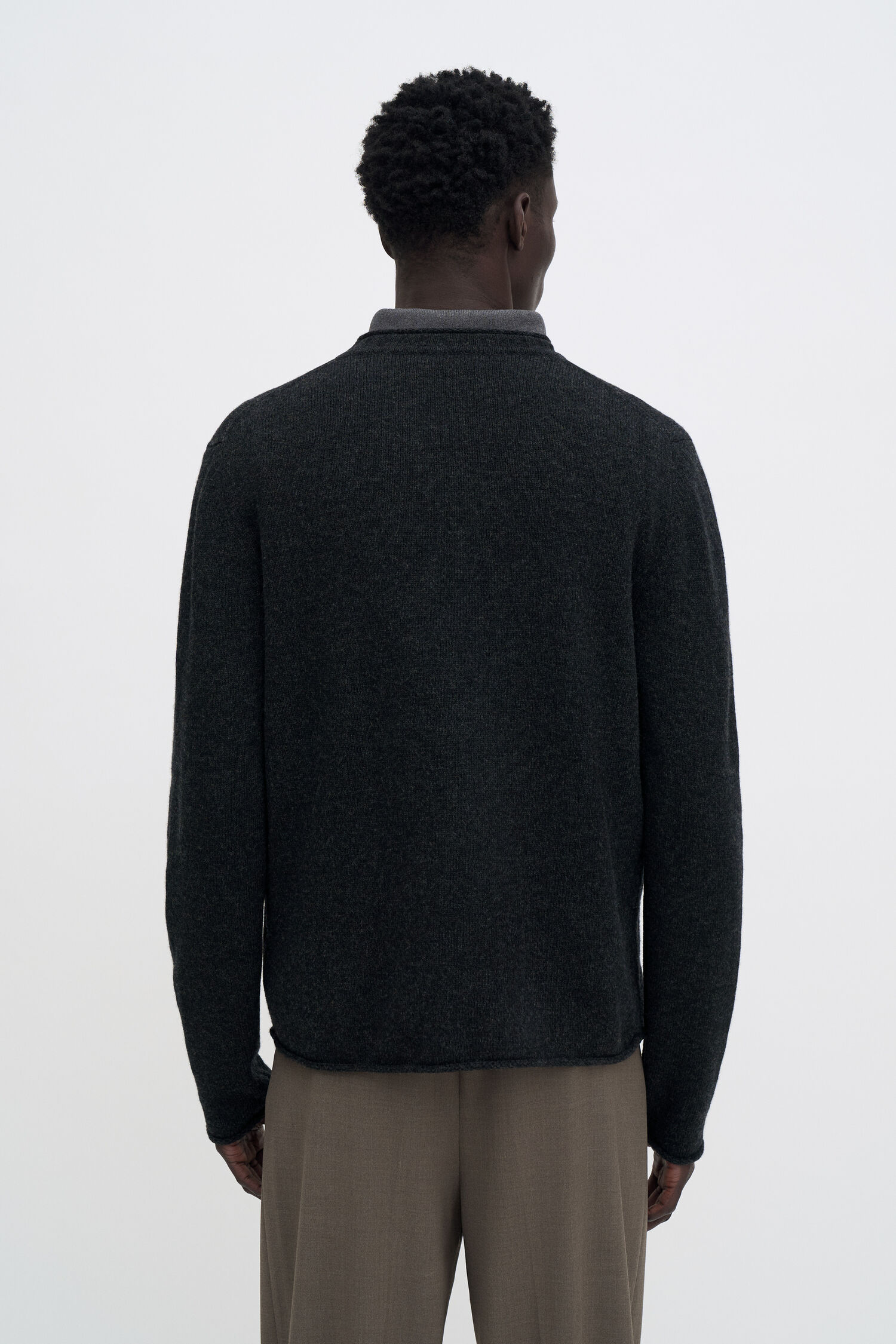 Rolled Hem Sweater