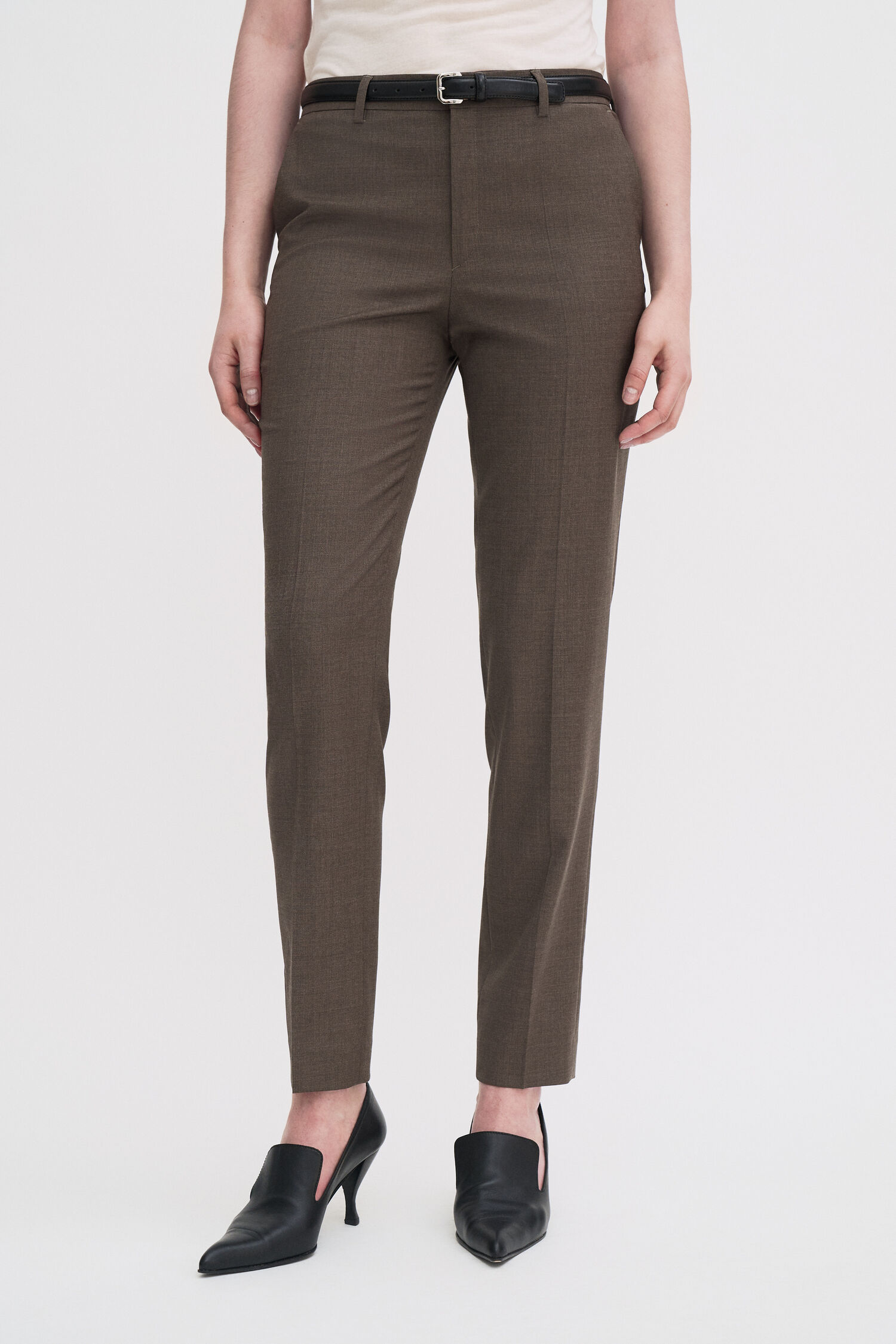 Emma Cropped Cool Wool Trouser