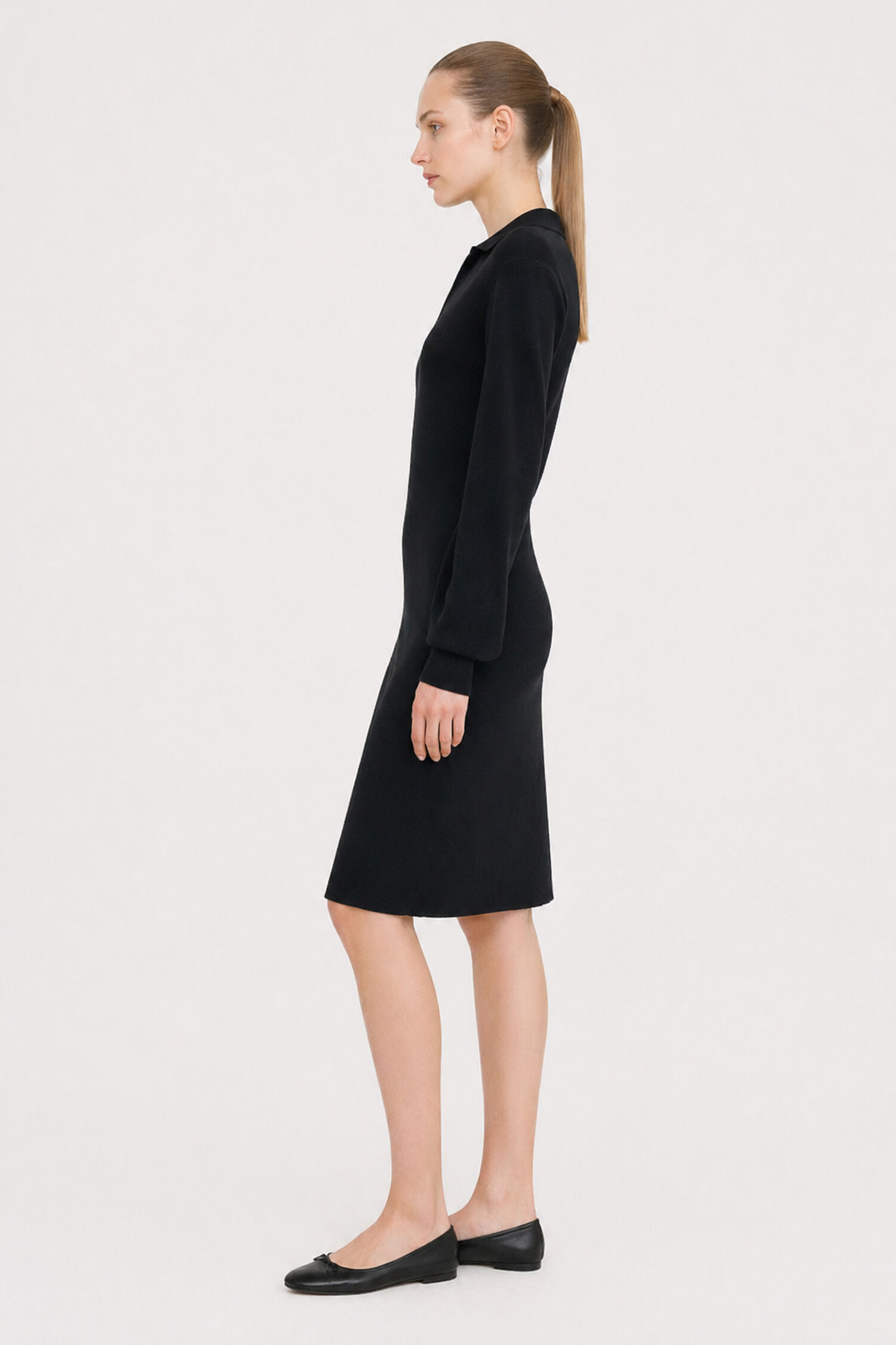 Knit Polo Dress