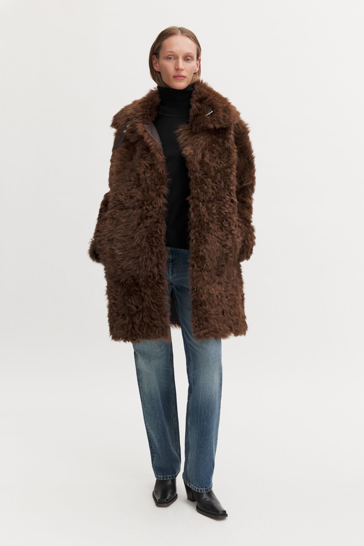 Reversible Shearling Coat