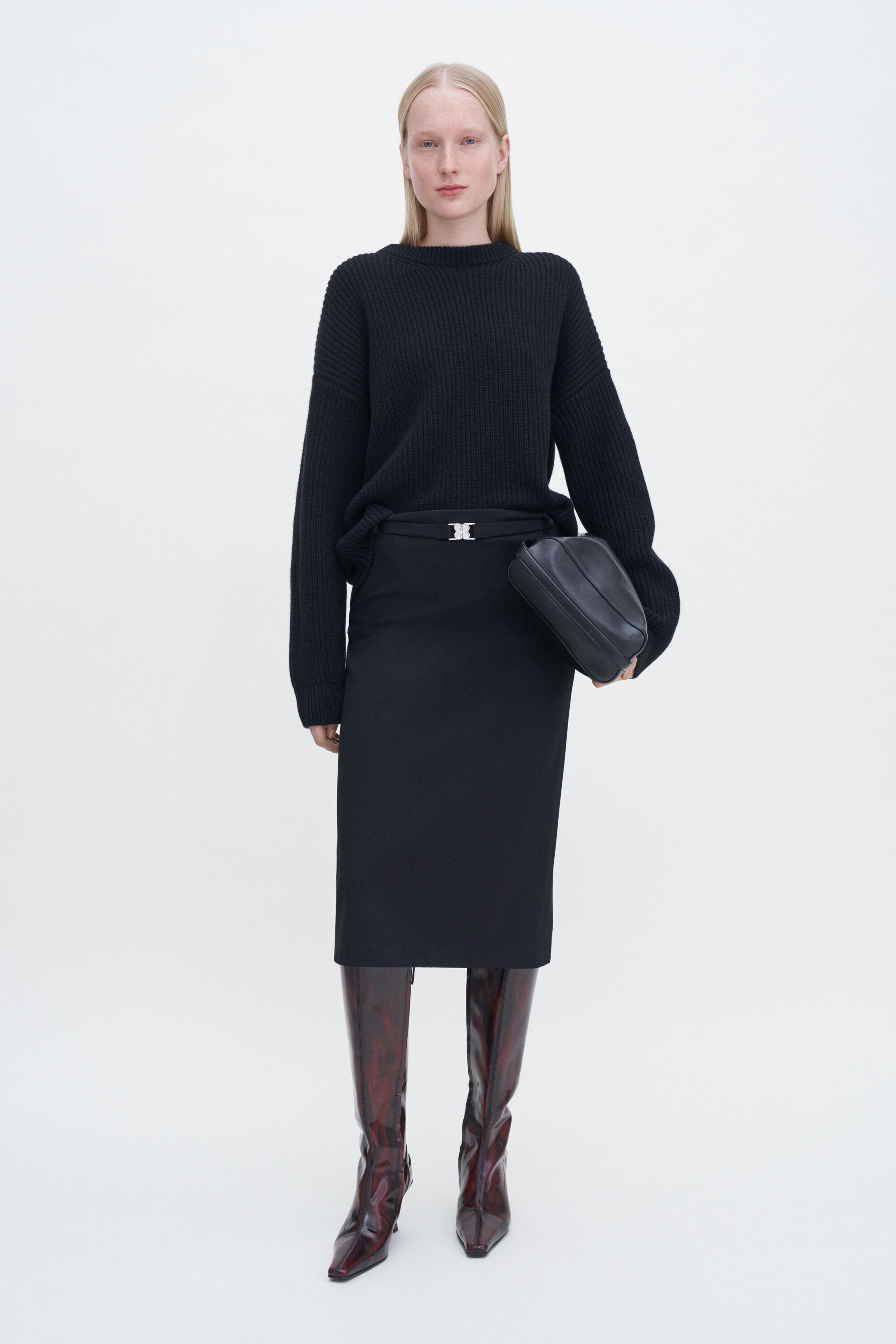 【FILIPPA K/フィリッパ コー】structure sweater FILIPPA K TOP STRUCTURE YAK MID G