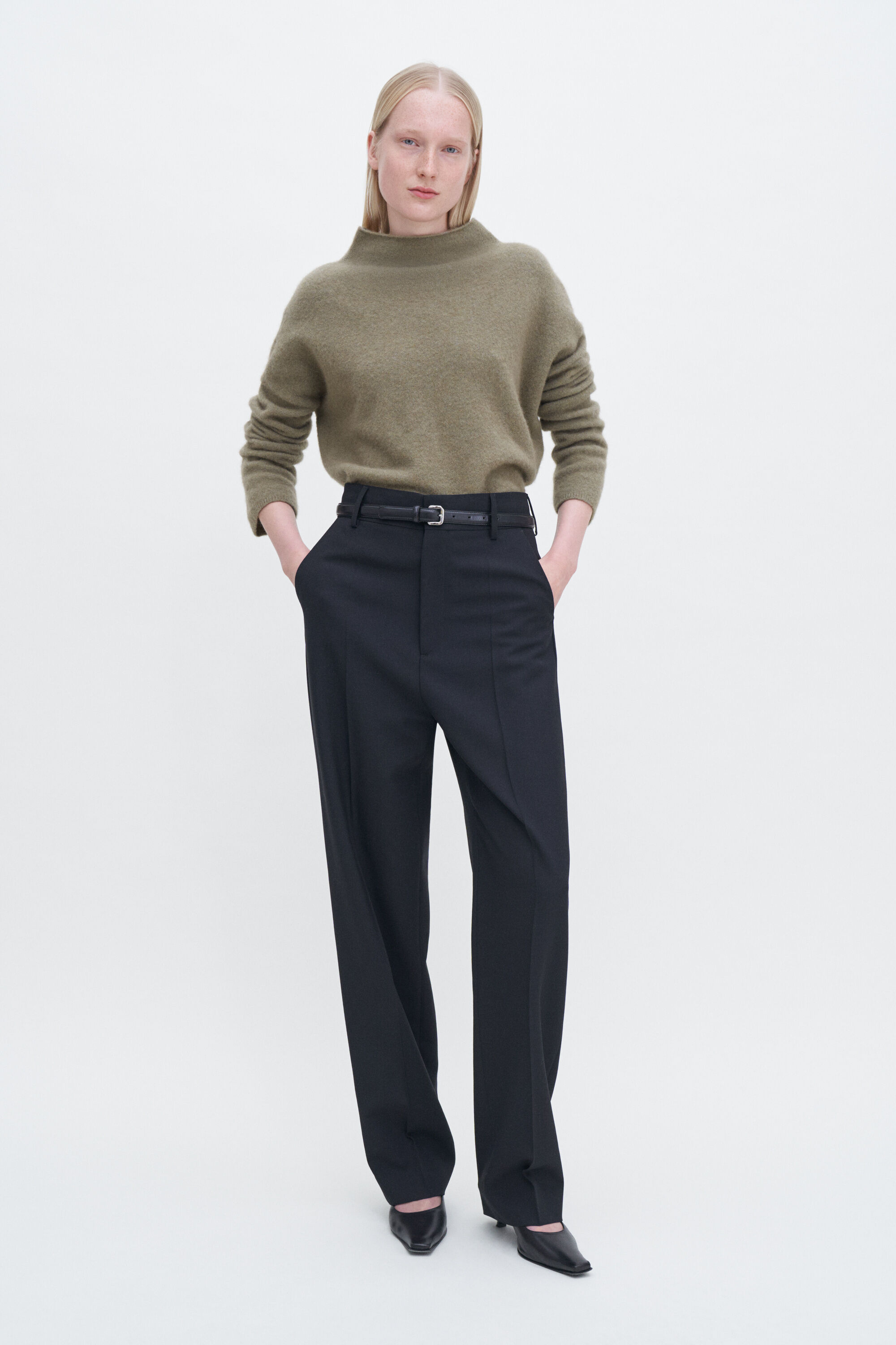 売れ筋商品|||フィリッパコー ニット&セーター レディース アウター MIKA FUNNELNECK - Jumper - forest green Mika Yak Funnelneck Sweater - Forest Green | Filippa K