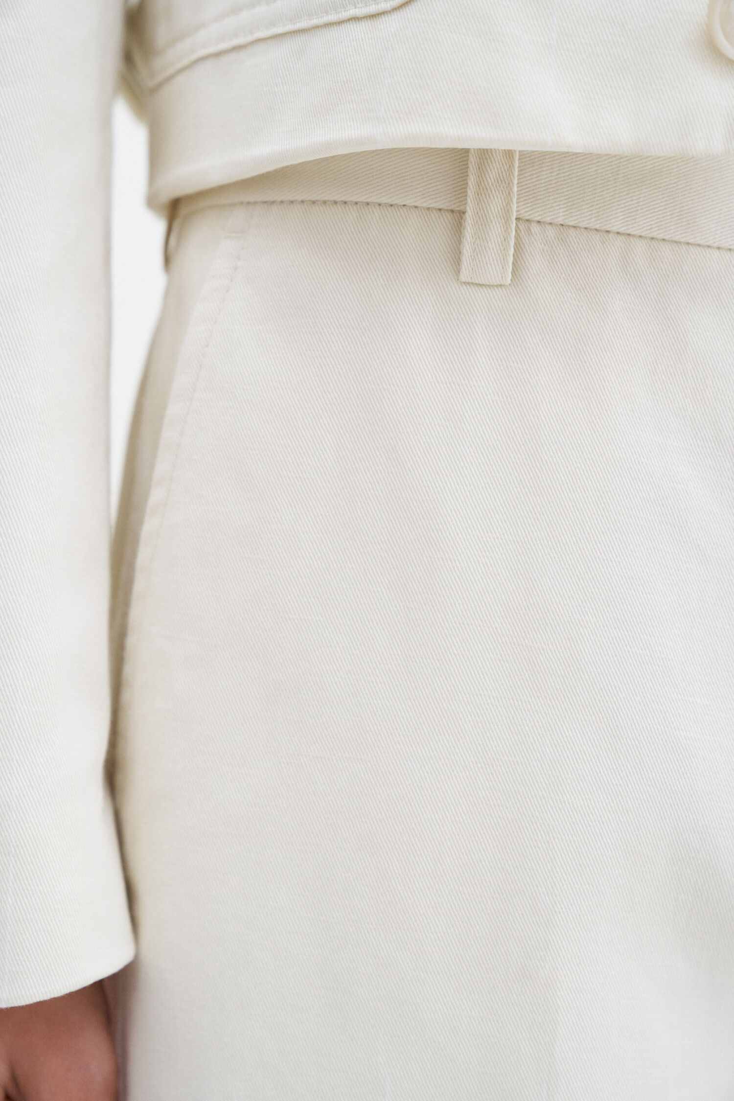 Straight Cotton Linen Shorts