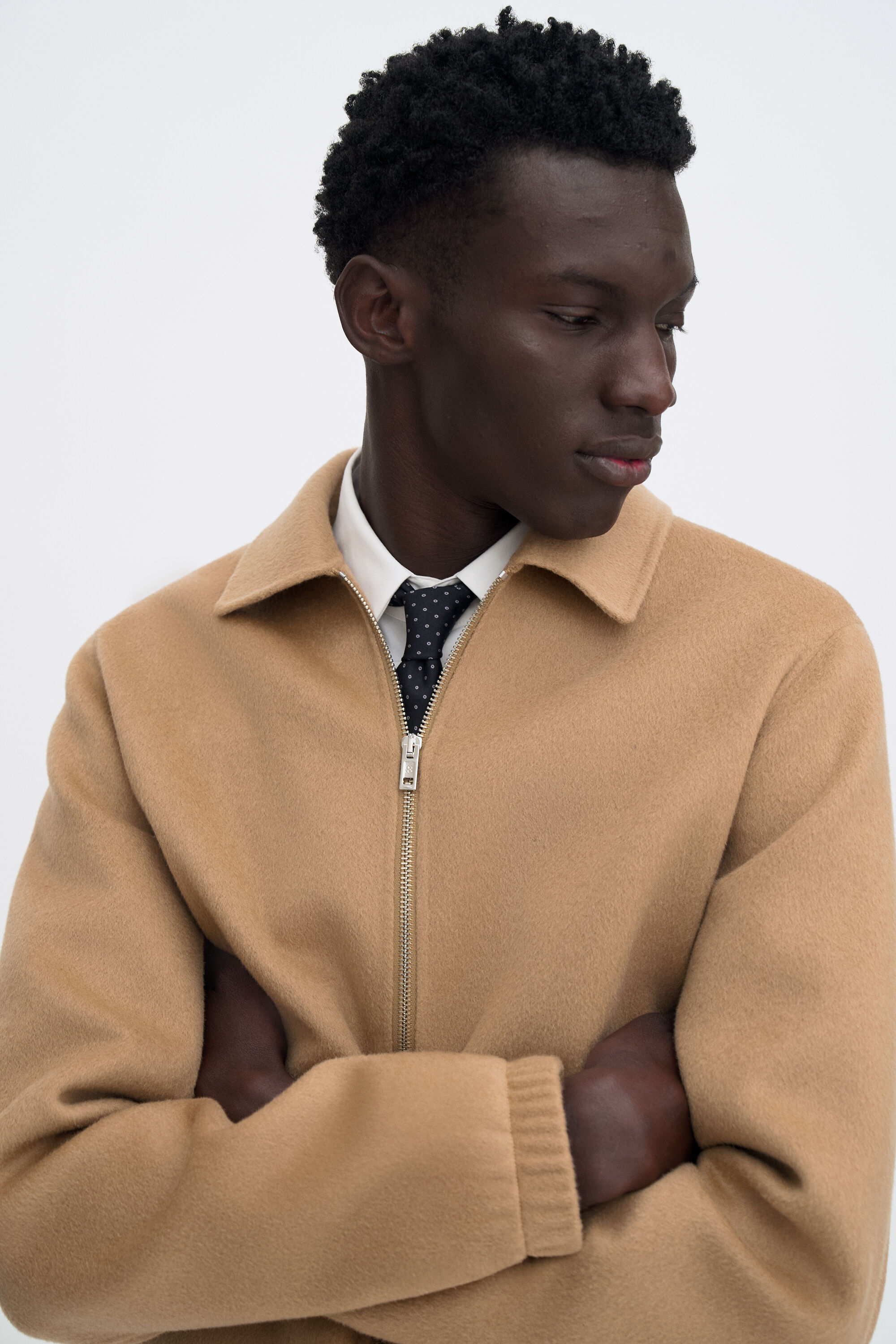 Doublé Coach Jacket - Dark Camel | FILIPPA K