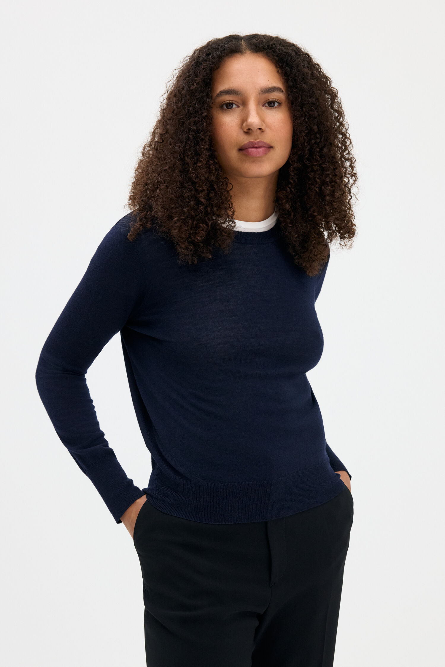 Merino R-neck Sweater