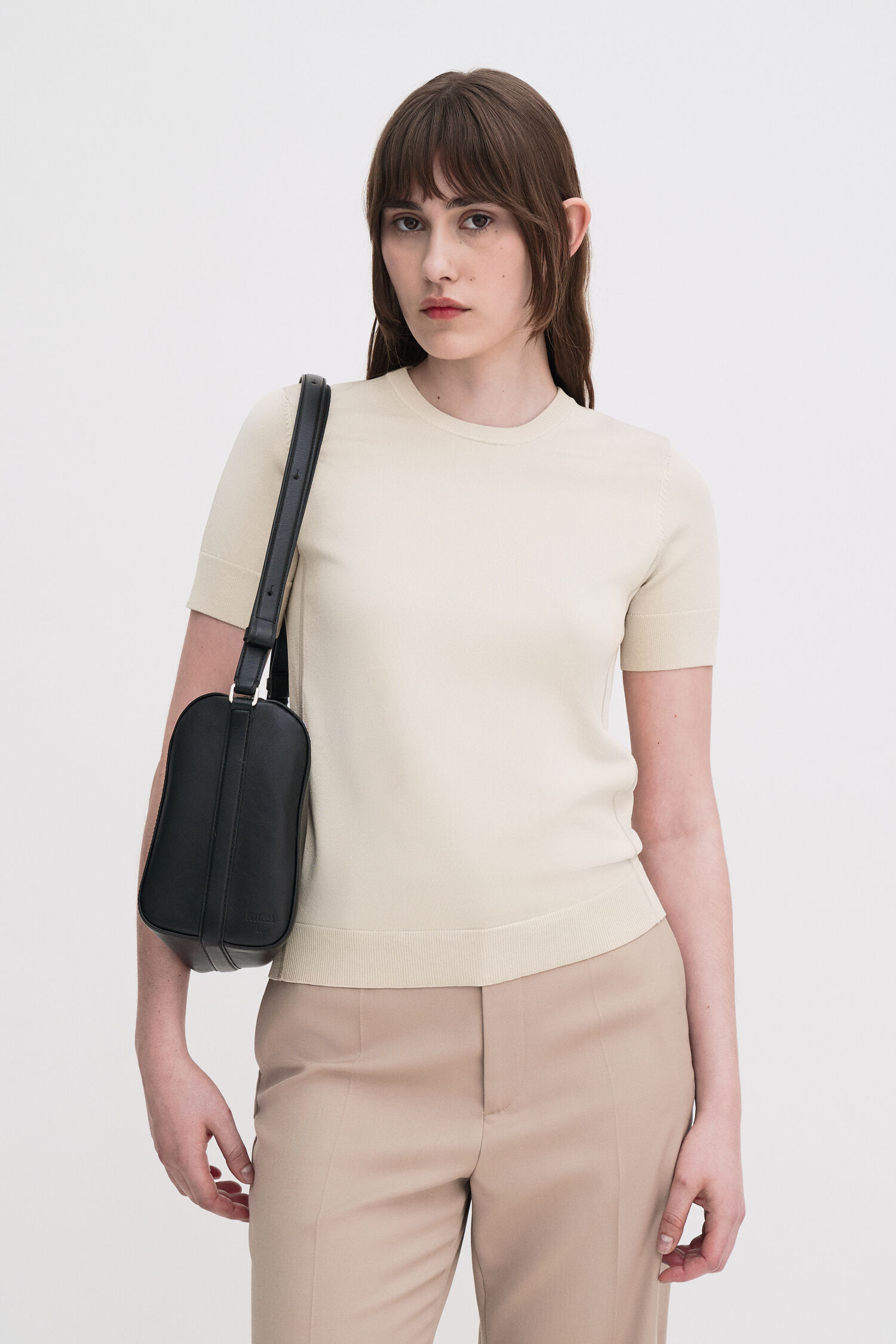 Glossy Knit Top