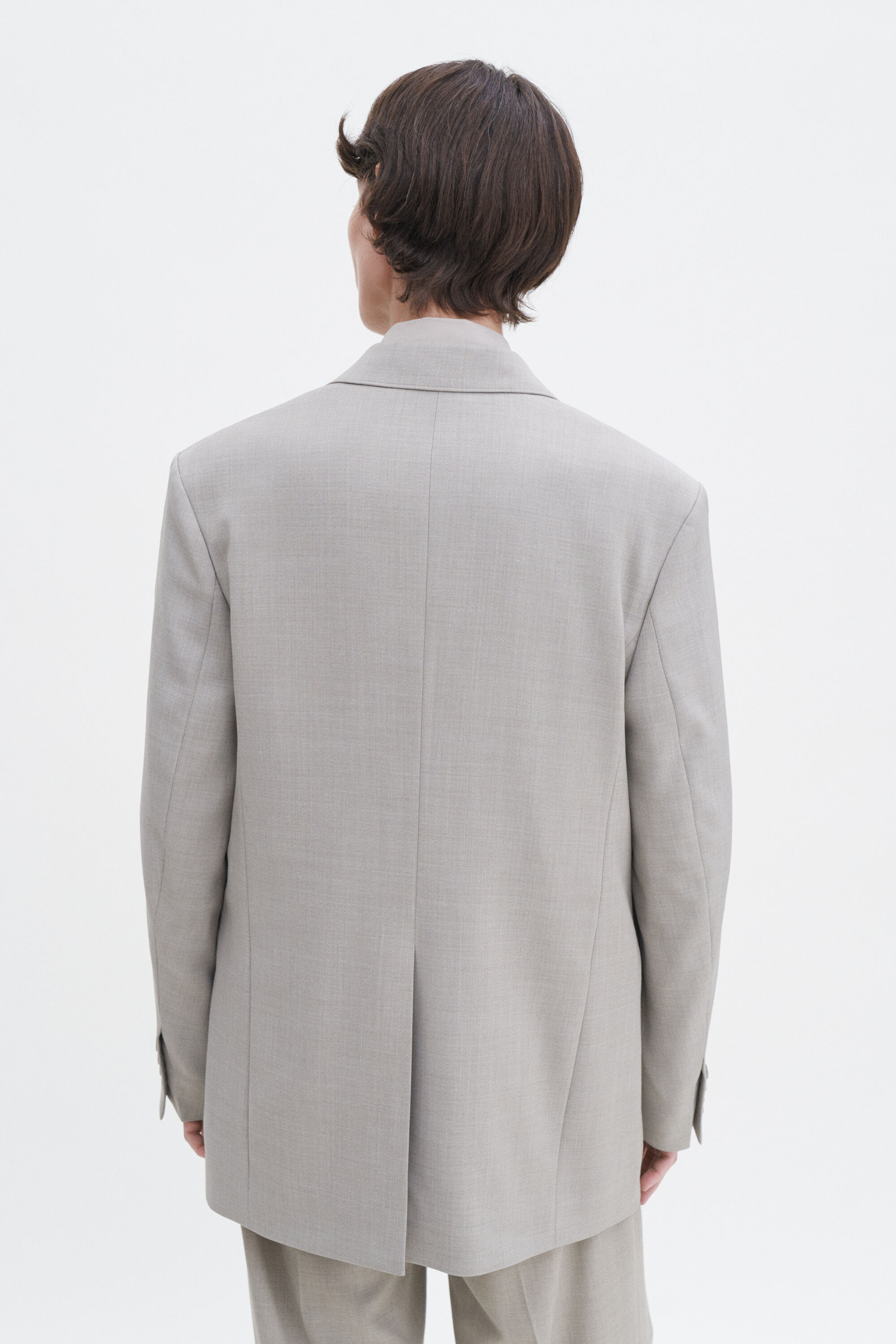 ジャケット FILIPPA K SS24 DAVINA BLAZER (29585 094 0029 SAGE) Davina Oversized Blazer - Sage Melange | Filippa K