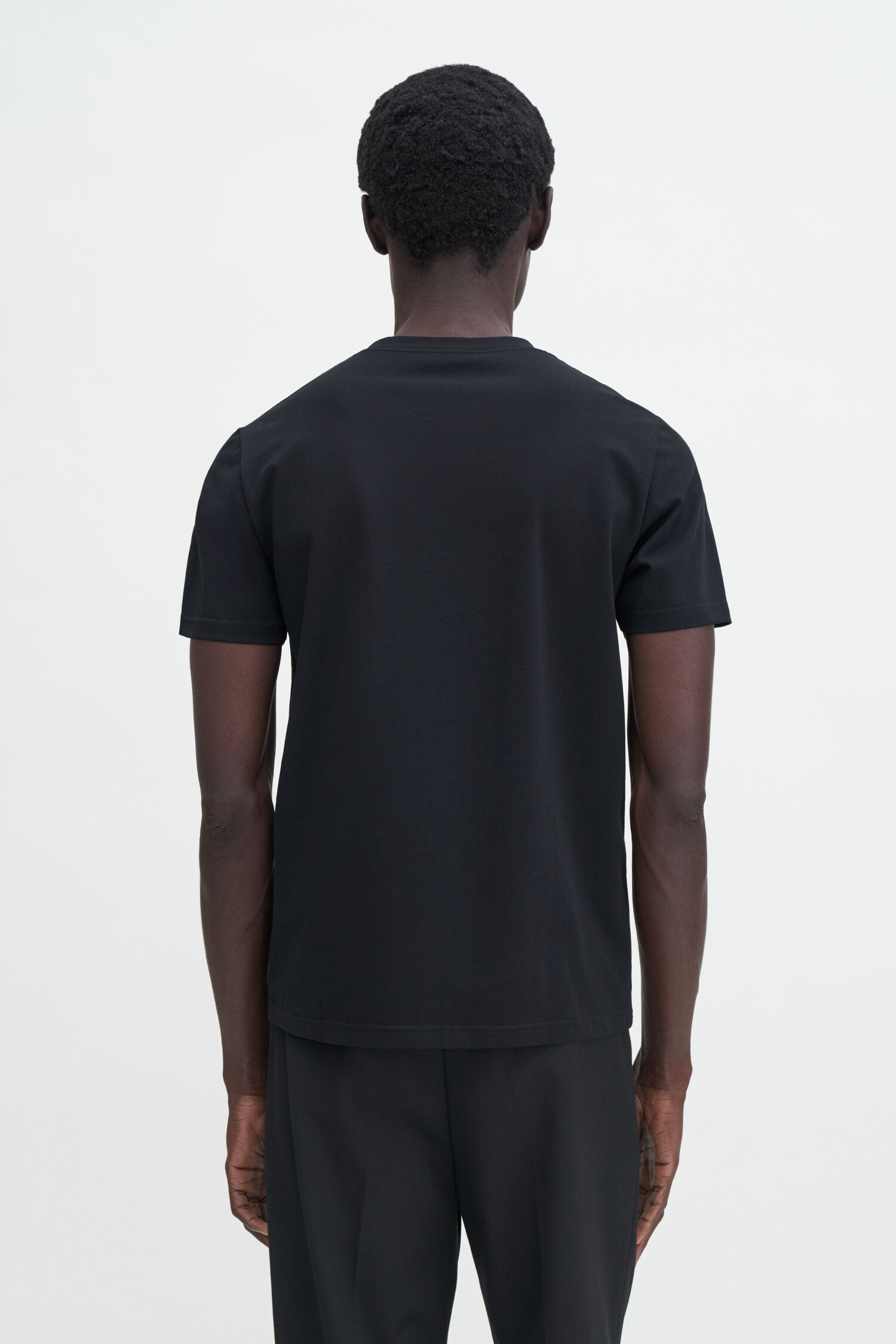 Stretch Cotton Tee - Black | Filippa K