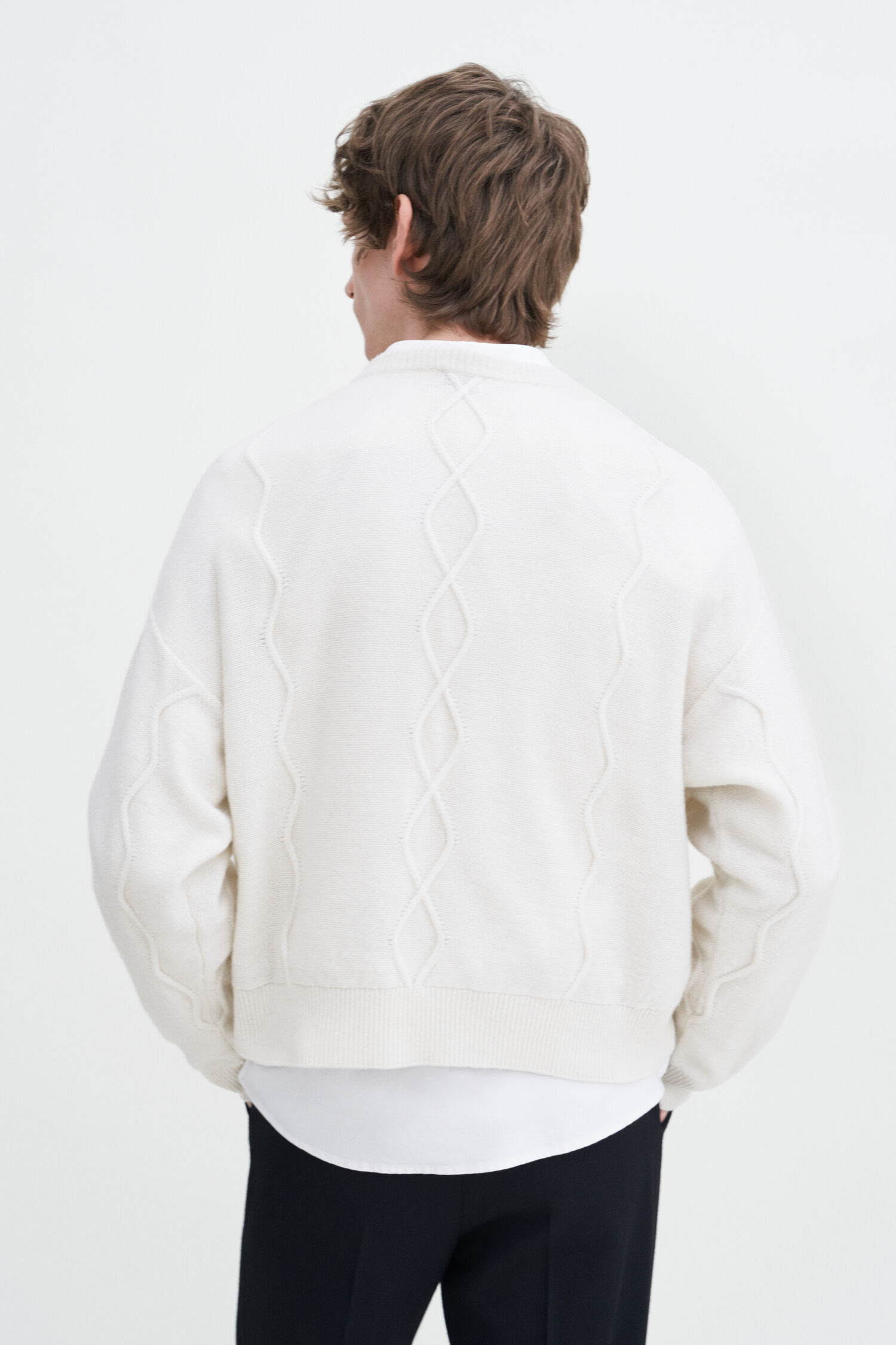 Diamond Cable Sweater