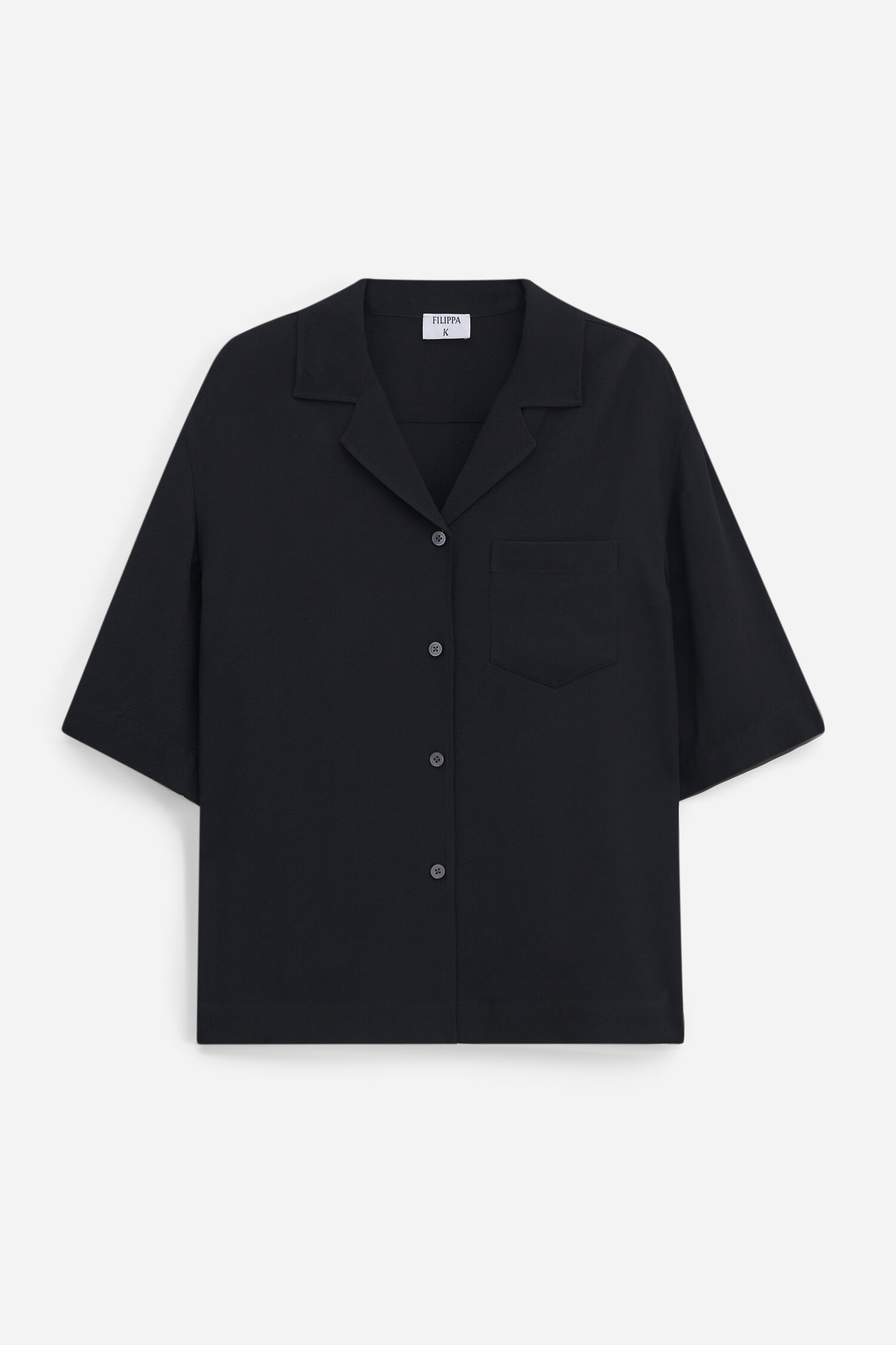Draped Twill Shirt