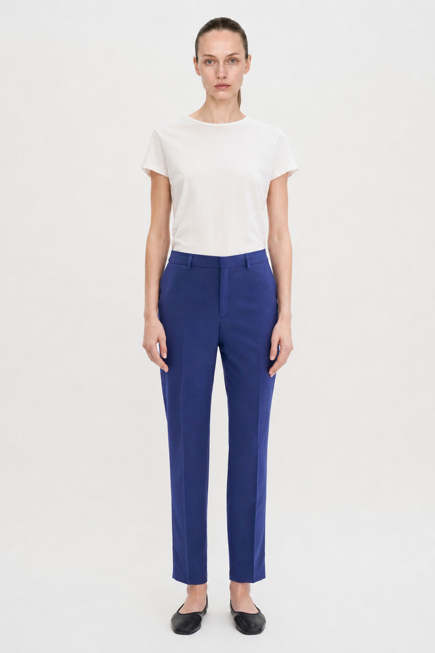 Emma Cropped Cool Wool Trousers