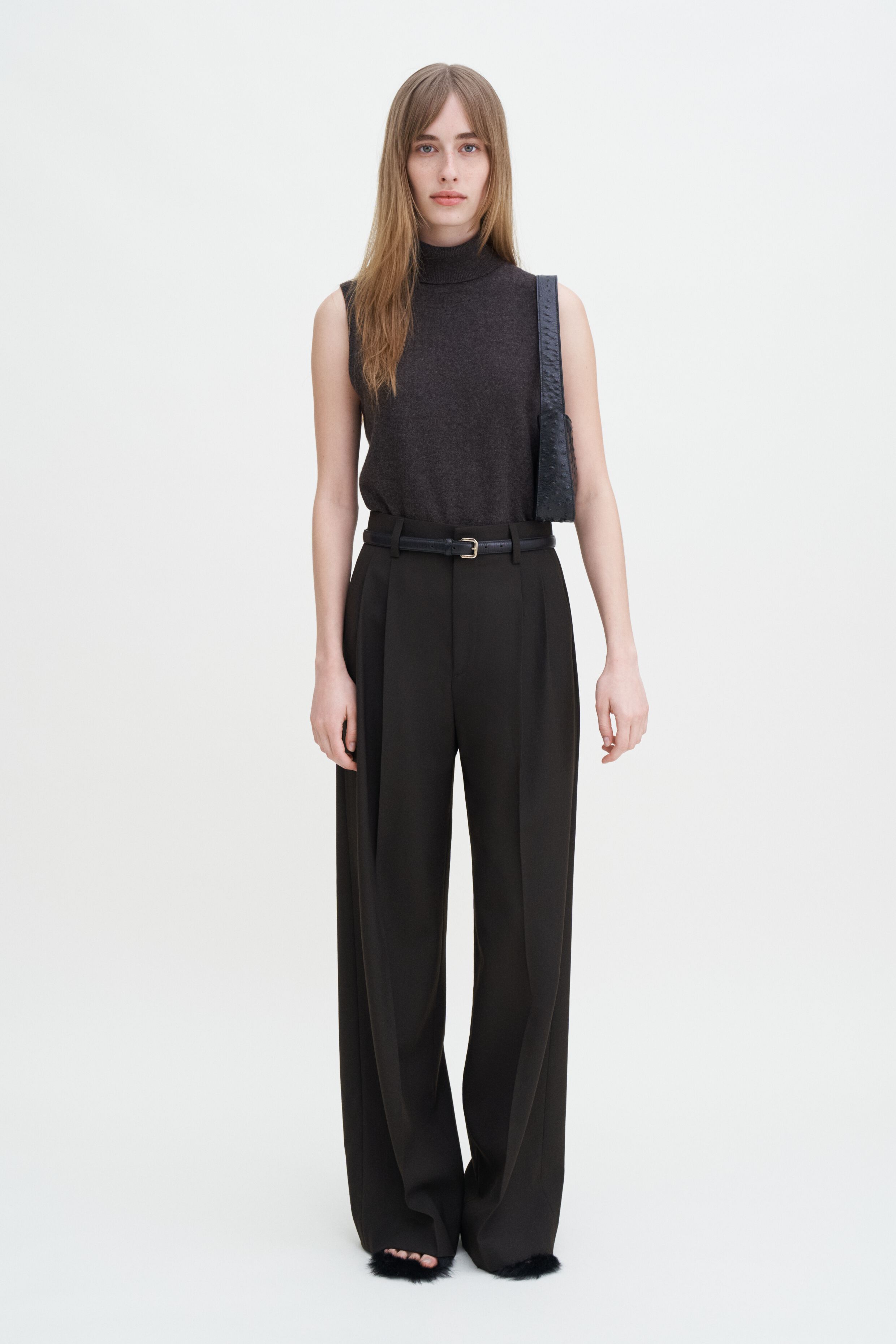 シモンズグランドセール Chocolate Dark - Trousers Wool Darcey | K Filippa パンツ