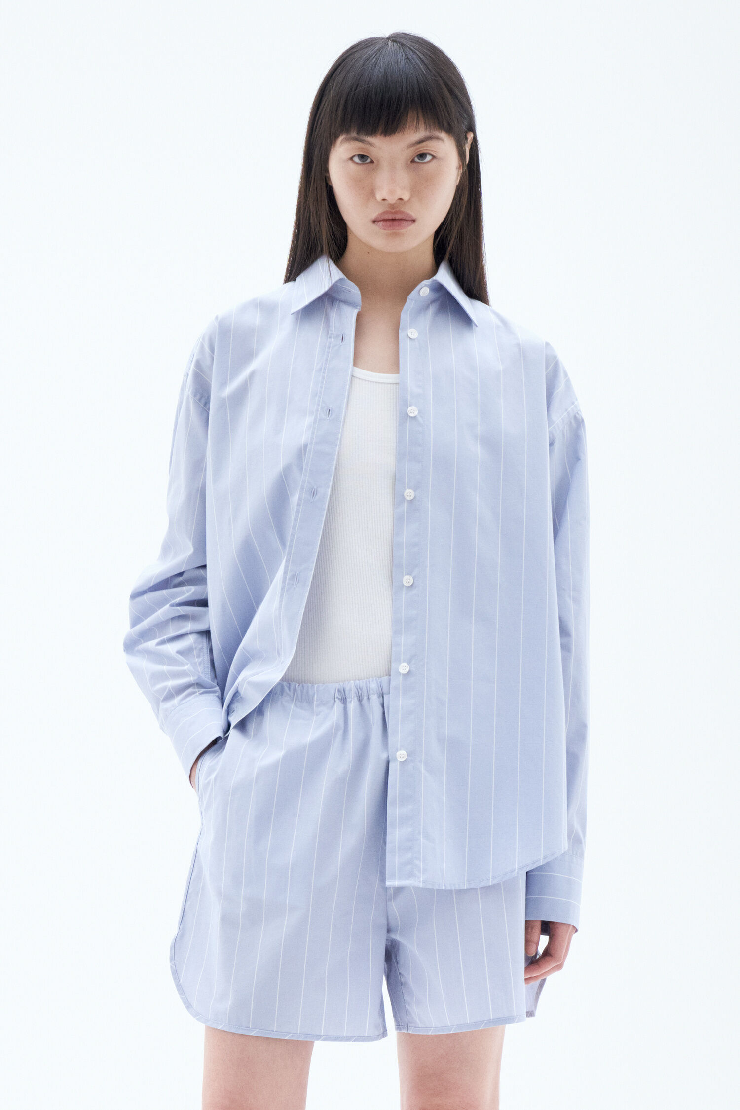 Stripe Poplin Shirt