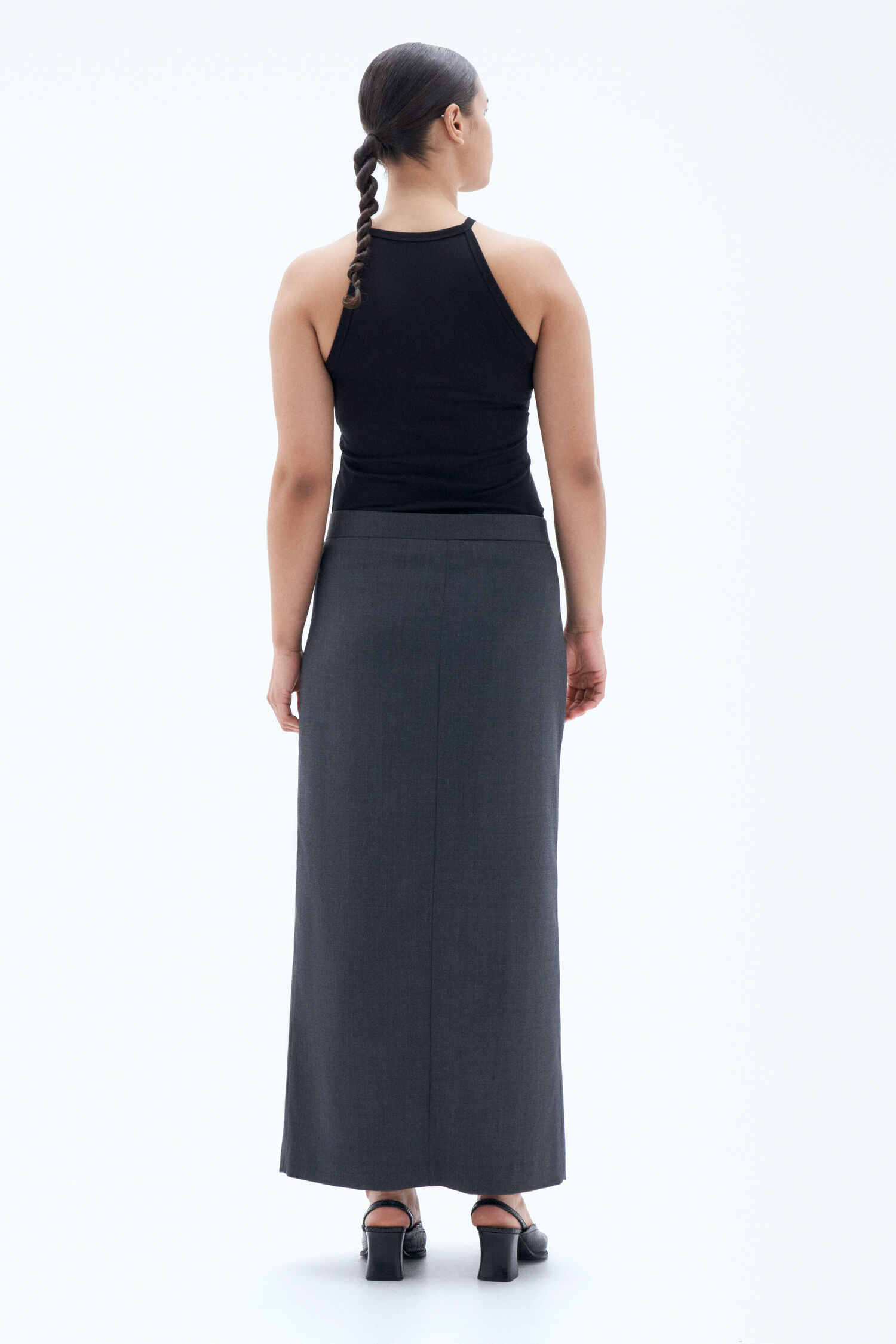 Long Tailored Skirt