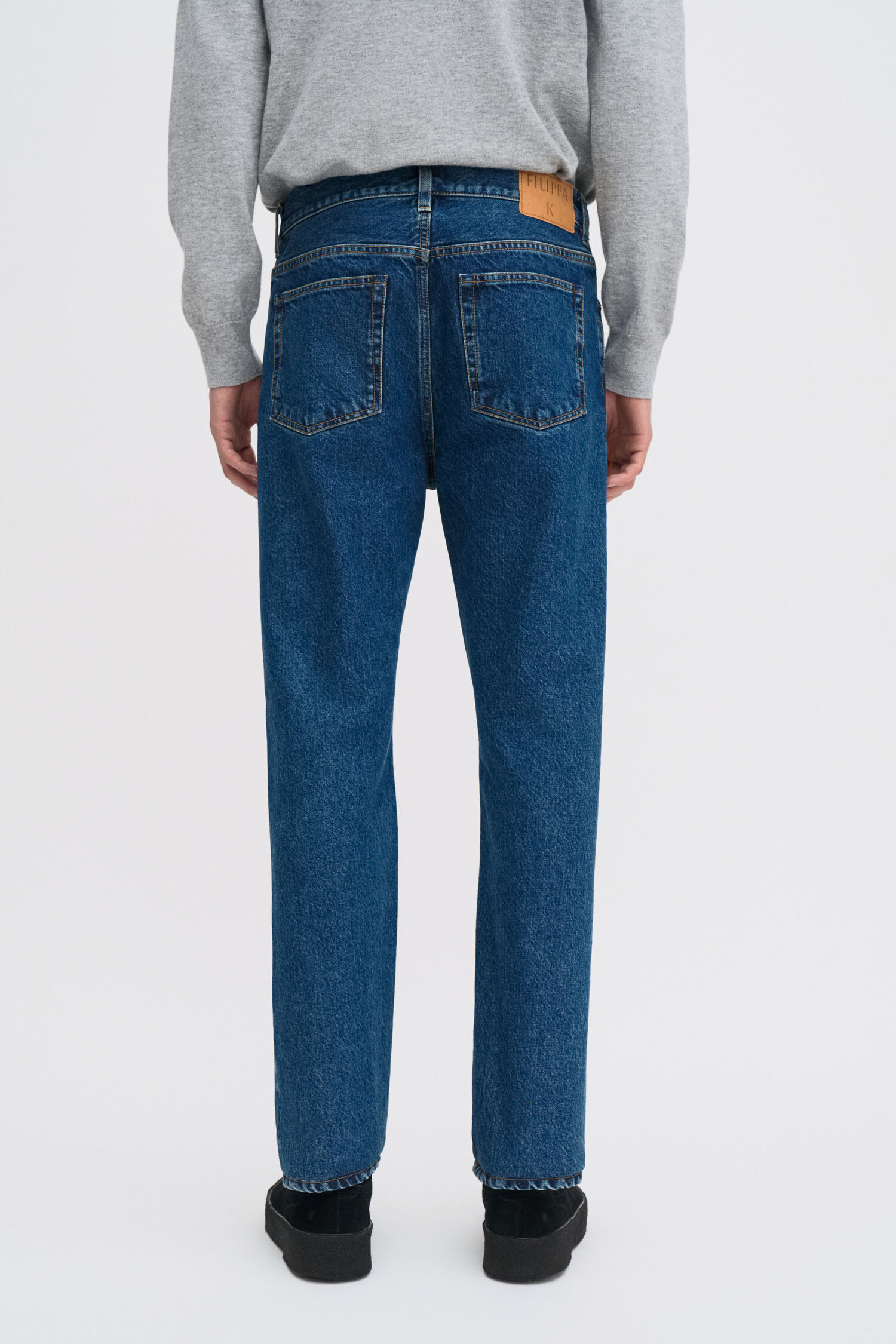 Tapered Cropped Jeans