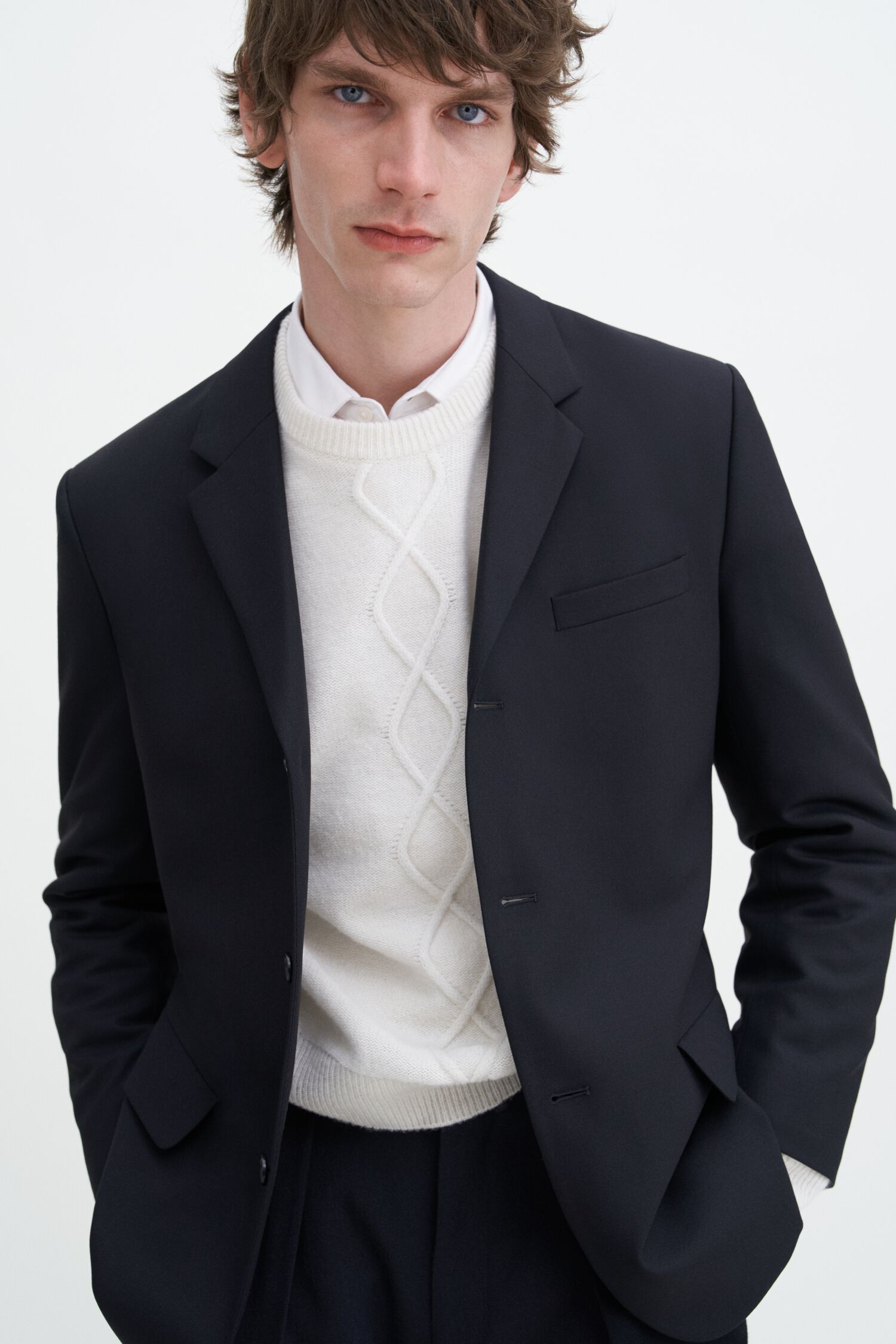 Diamond Cable Sweater