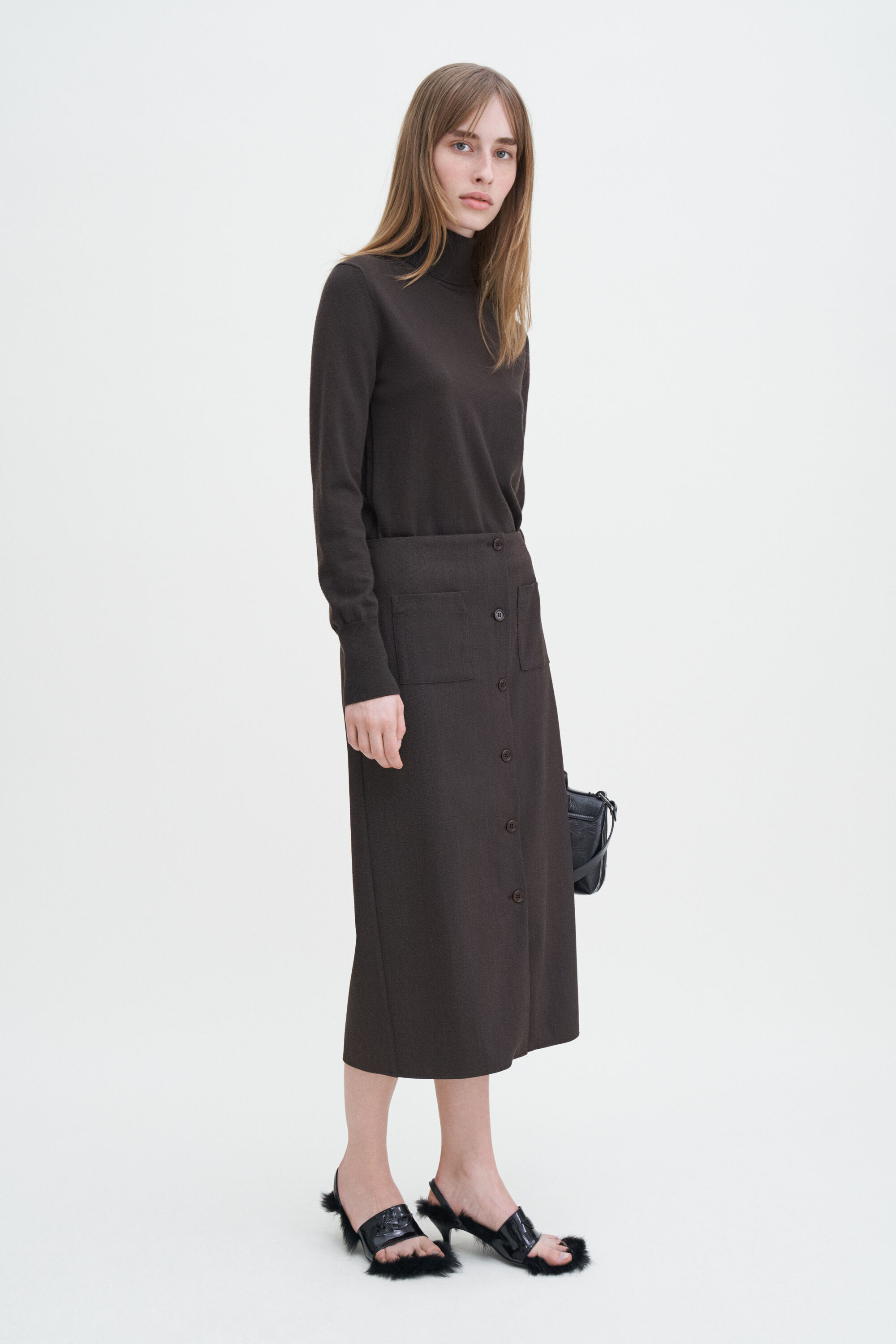 High waisted pencil skirt filippa k clearance