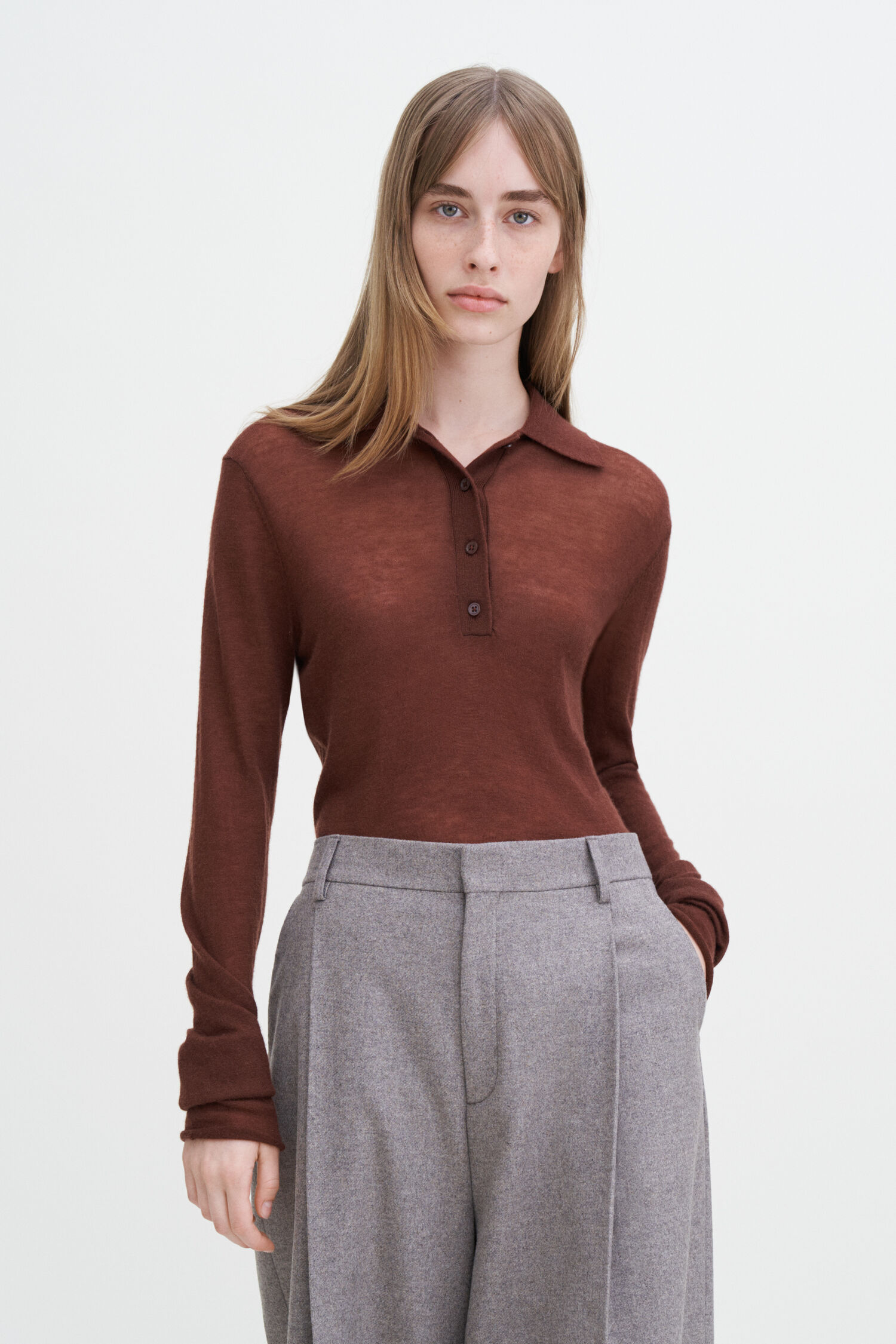 Knit Polo Sweater
