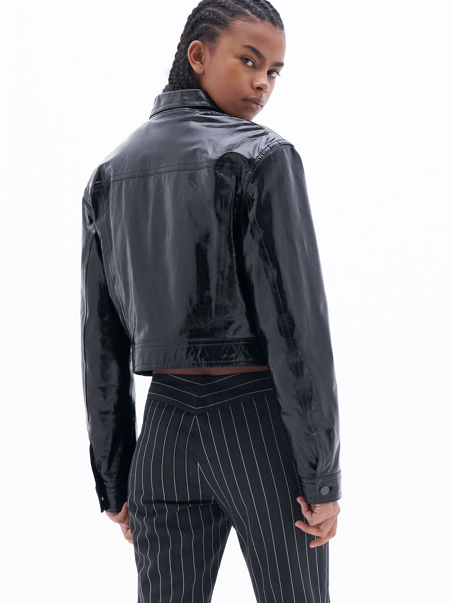 Slim Pinstripe Trousers