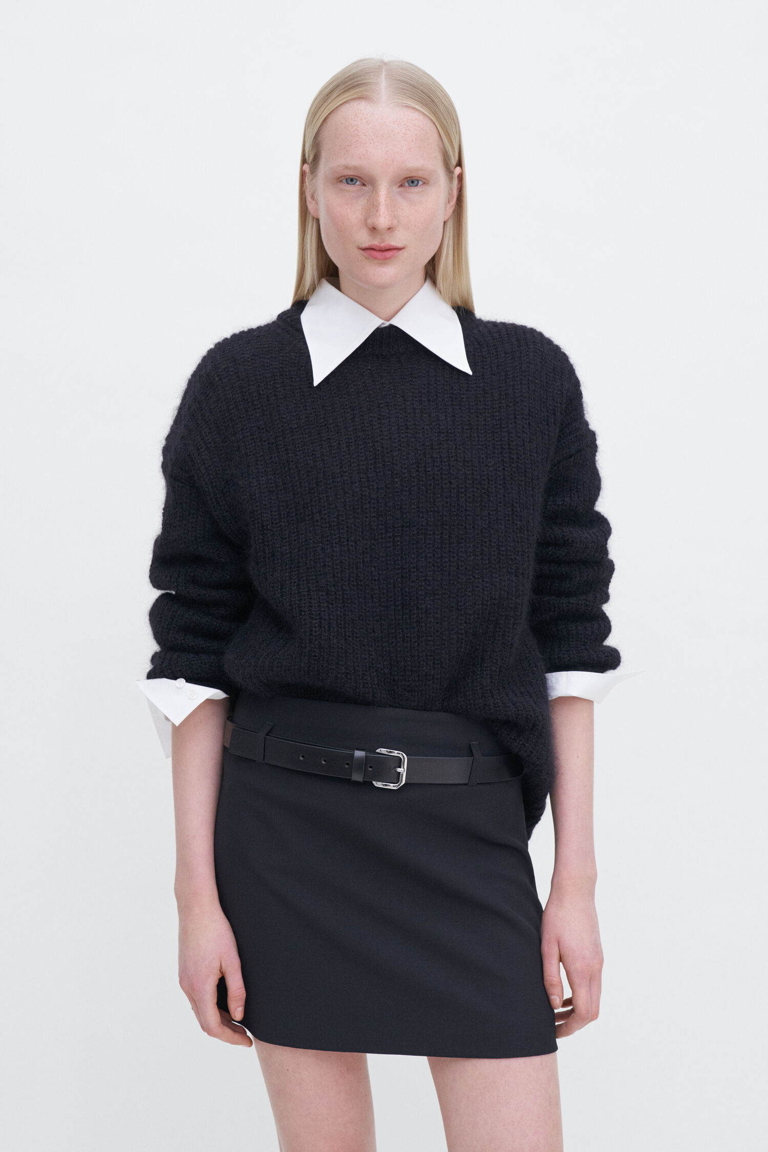 Ribbed Mohair Sweater