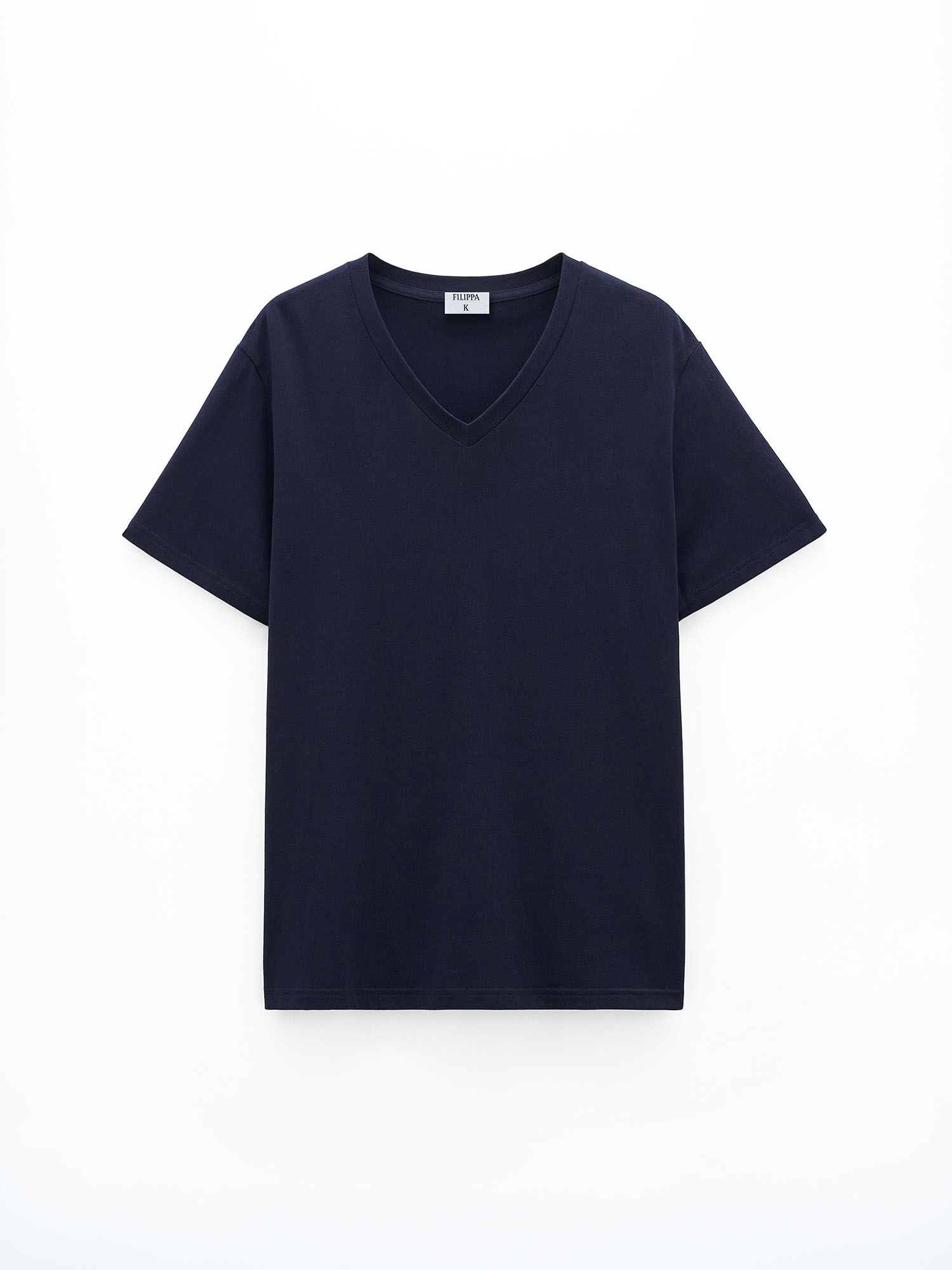 M. Lycra V-Neck Tee
