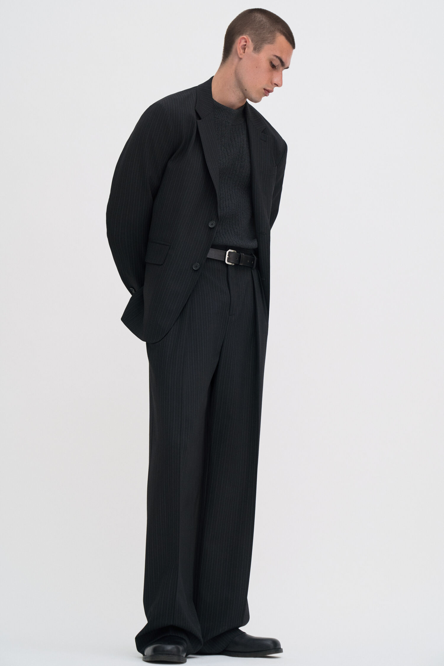 Mathias Pinstripe Blazer