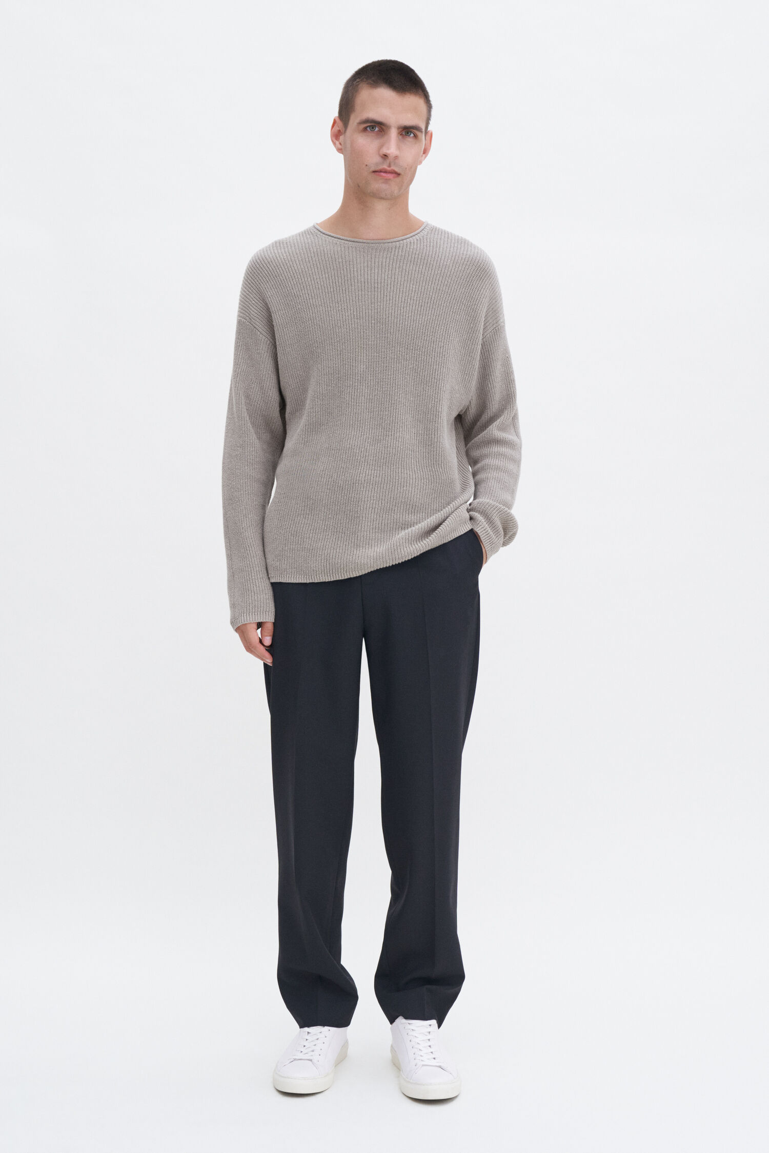 Relaxed Linen Sweater