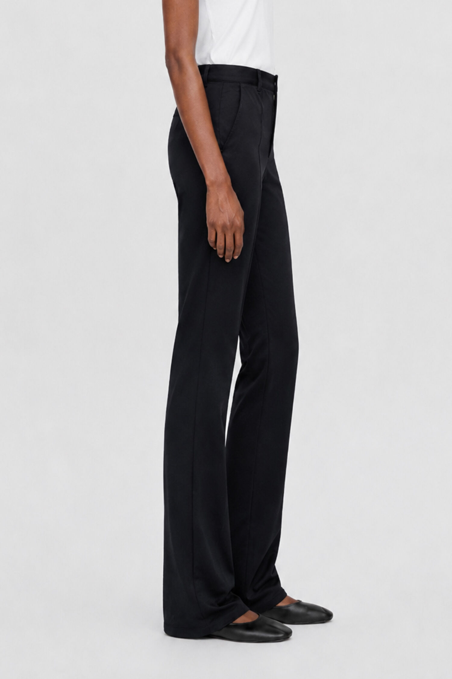 Slim Satin Trousers