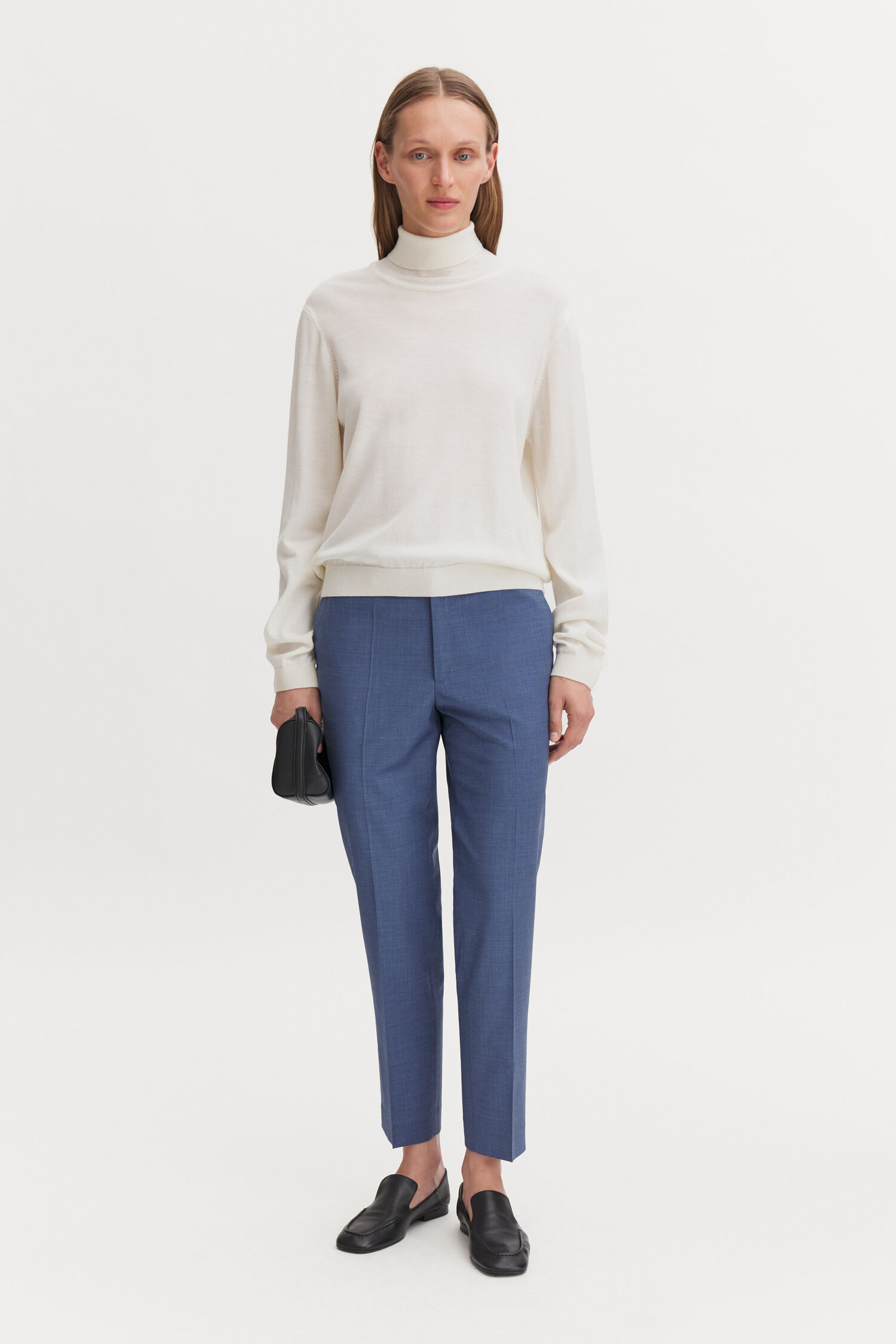 Emma Cropped Cool Wool Trouser