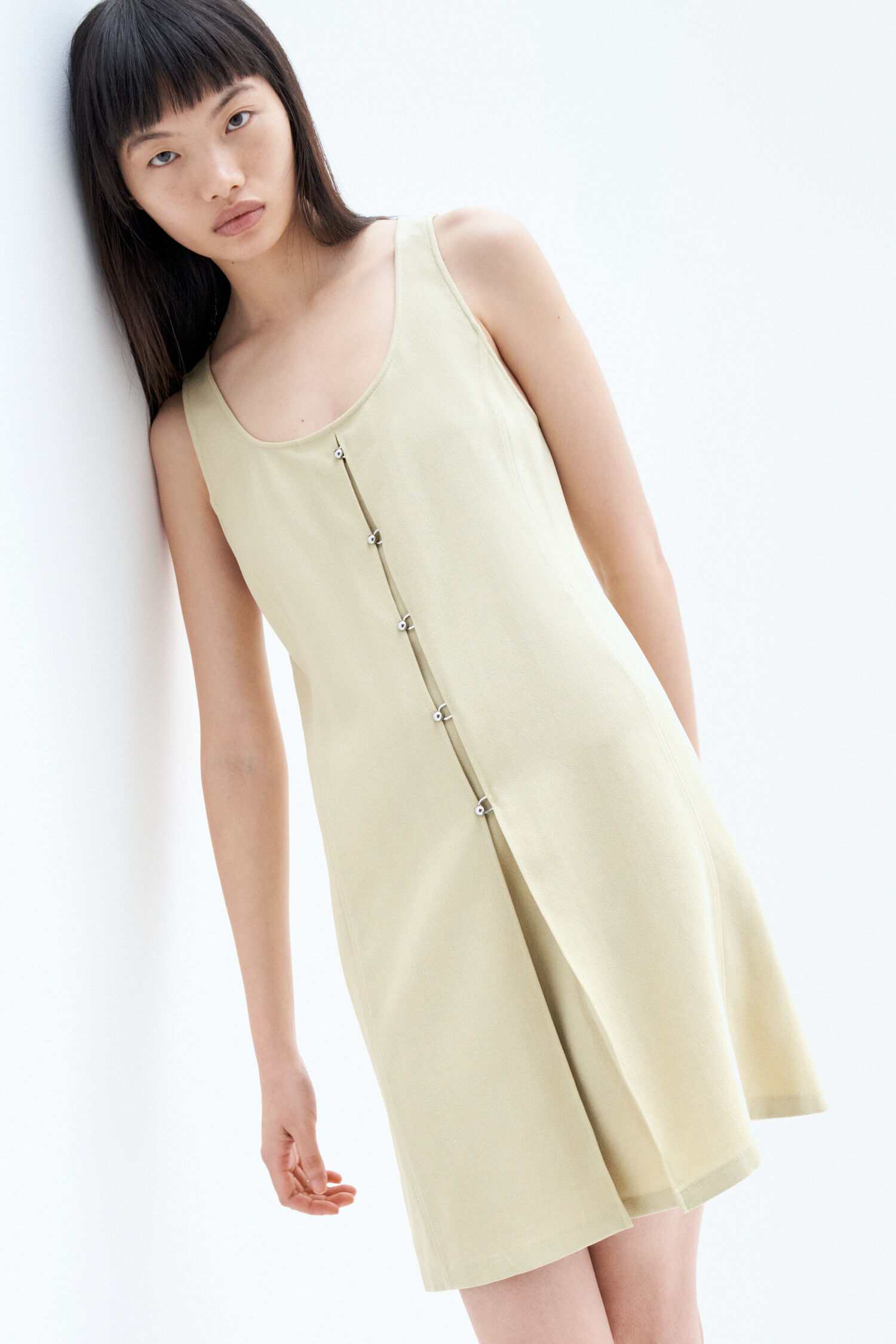 Re:sourced Crepe Tank Dress