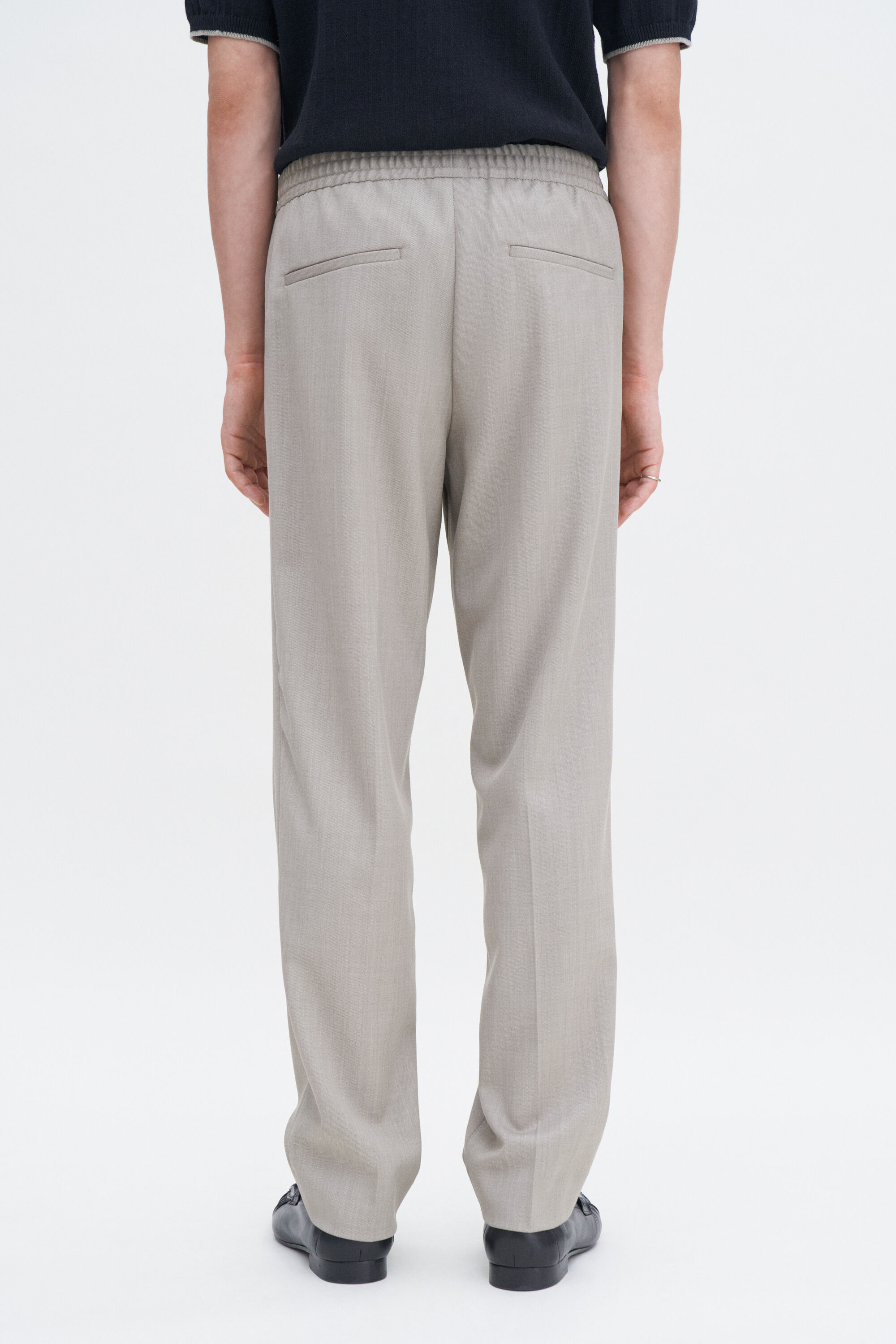 Theo Trousers - Sage Melange | Filippa K