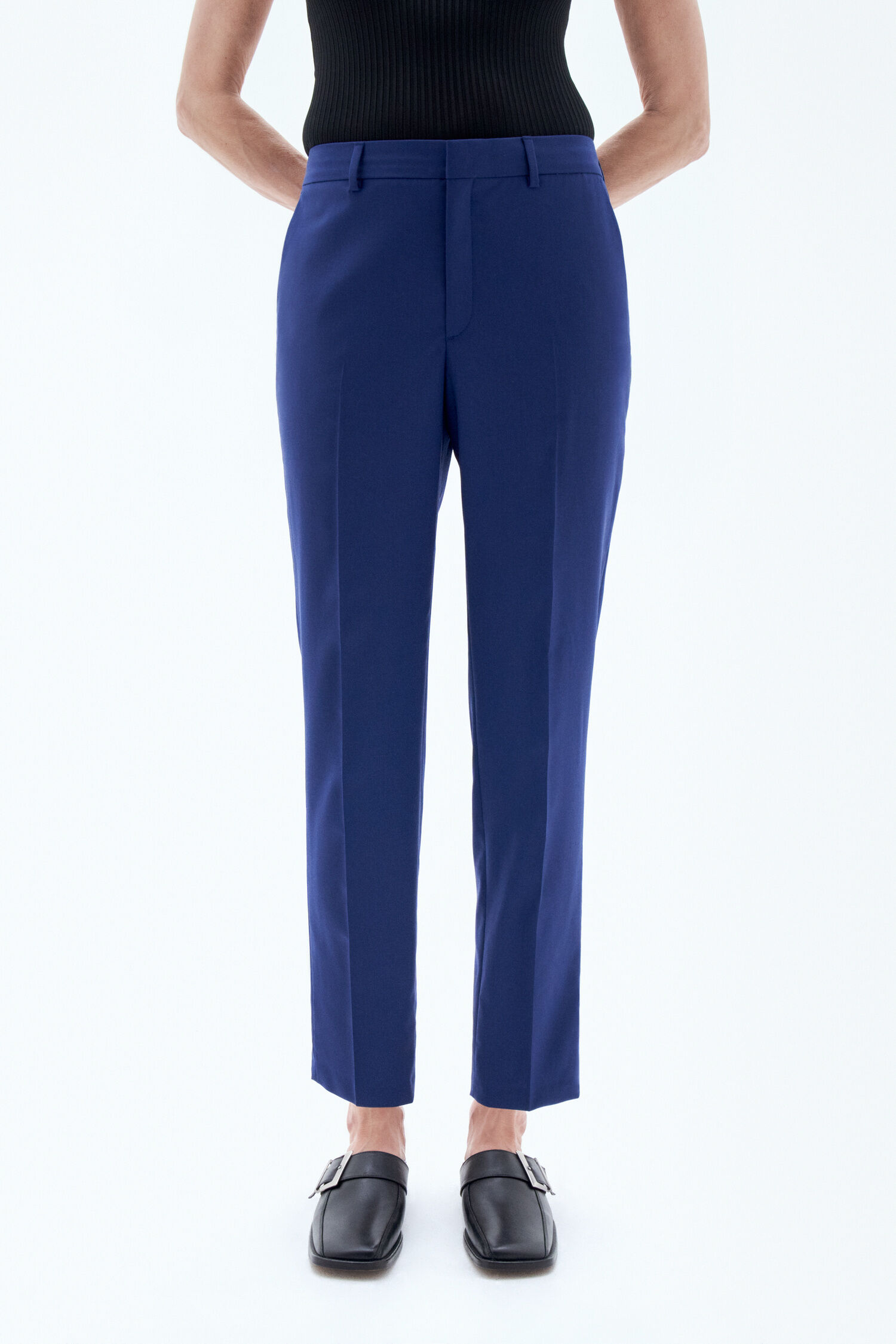 Emma Cropped Cool Wool Trousers