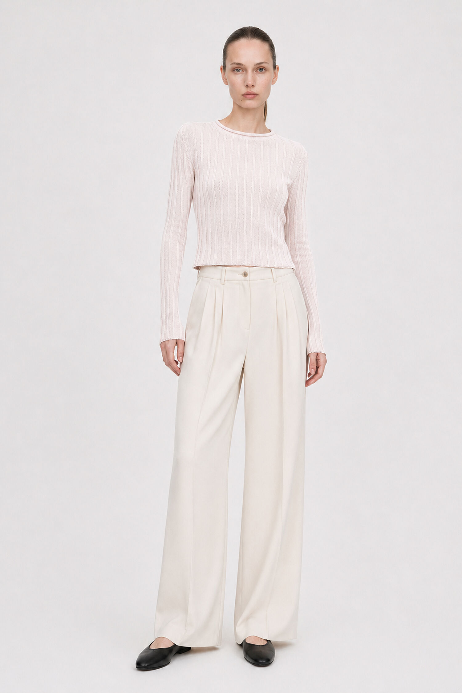 Cotton Rib Sweater 