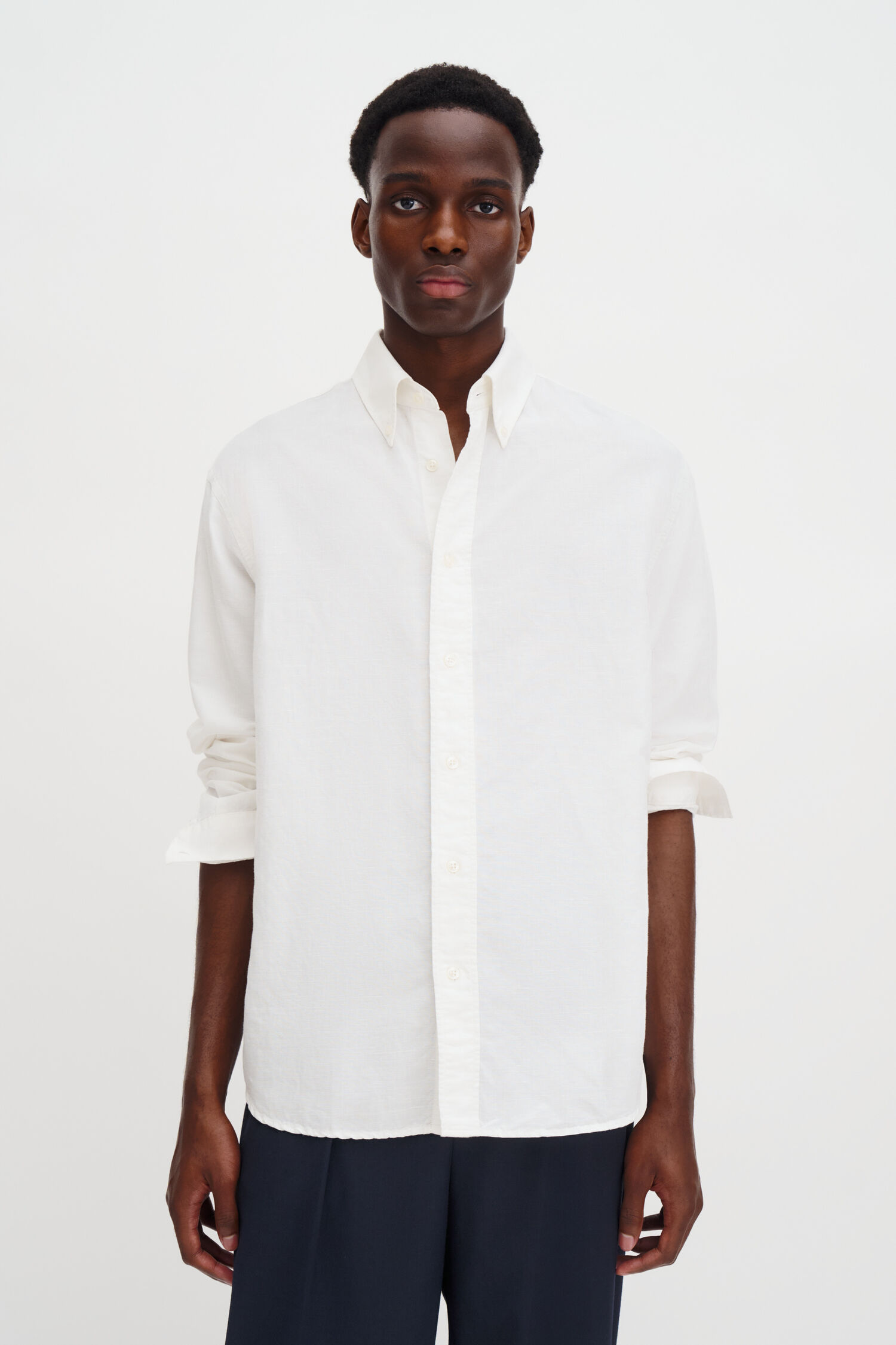 Relaxed Cotton Linen Shirt