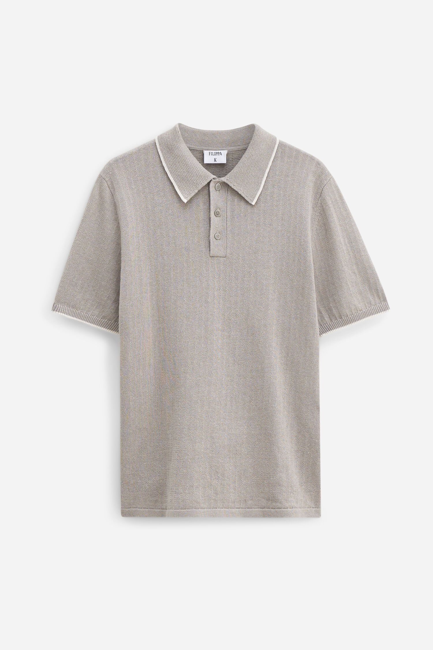 Linen Cotton Knit Polo