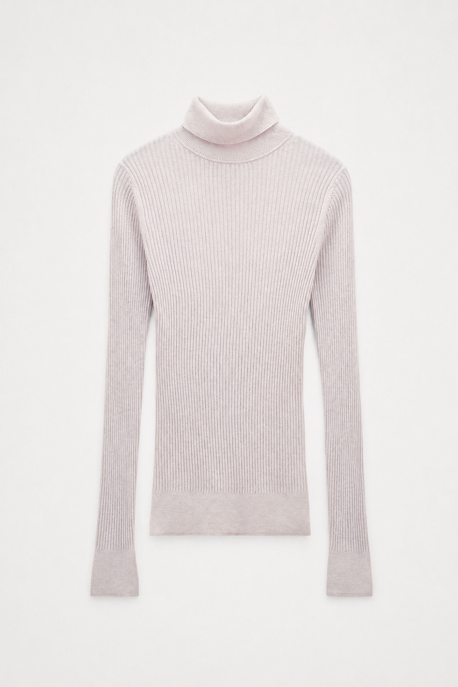 Rib Roller Neck Sweater 